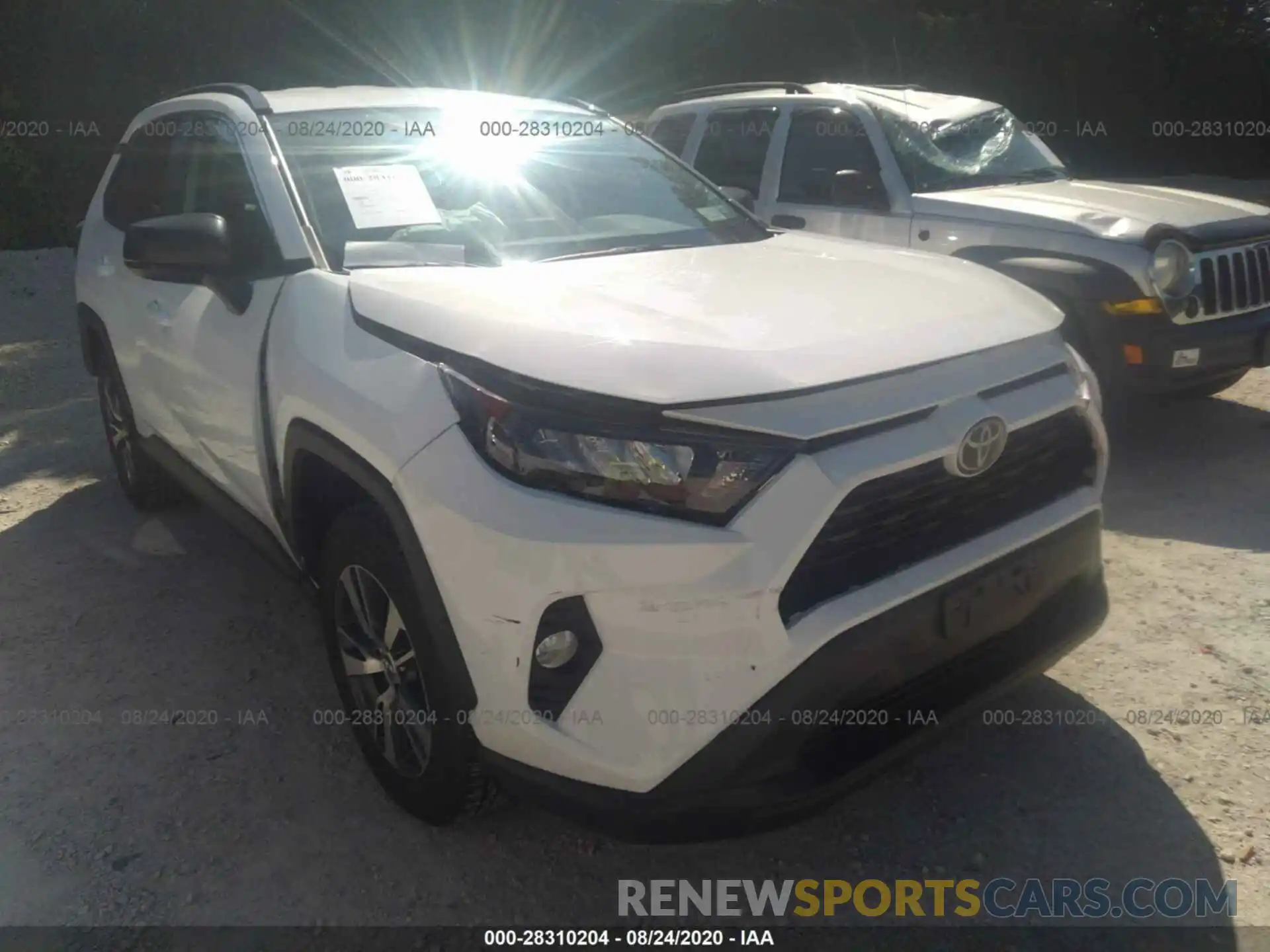 6 Photograph of a damaged car 2T3F1RFV4KW053040 TOYOTA RAV4 2019