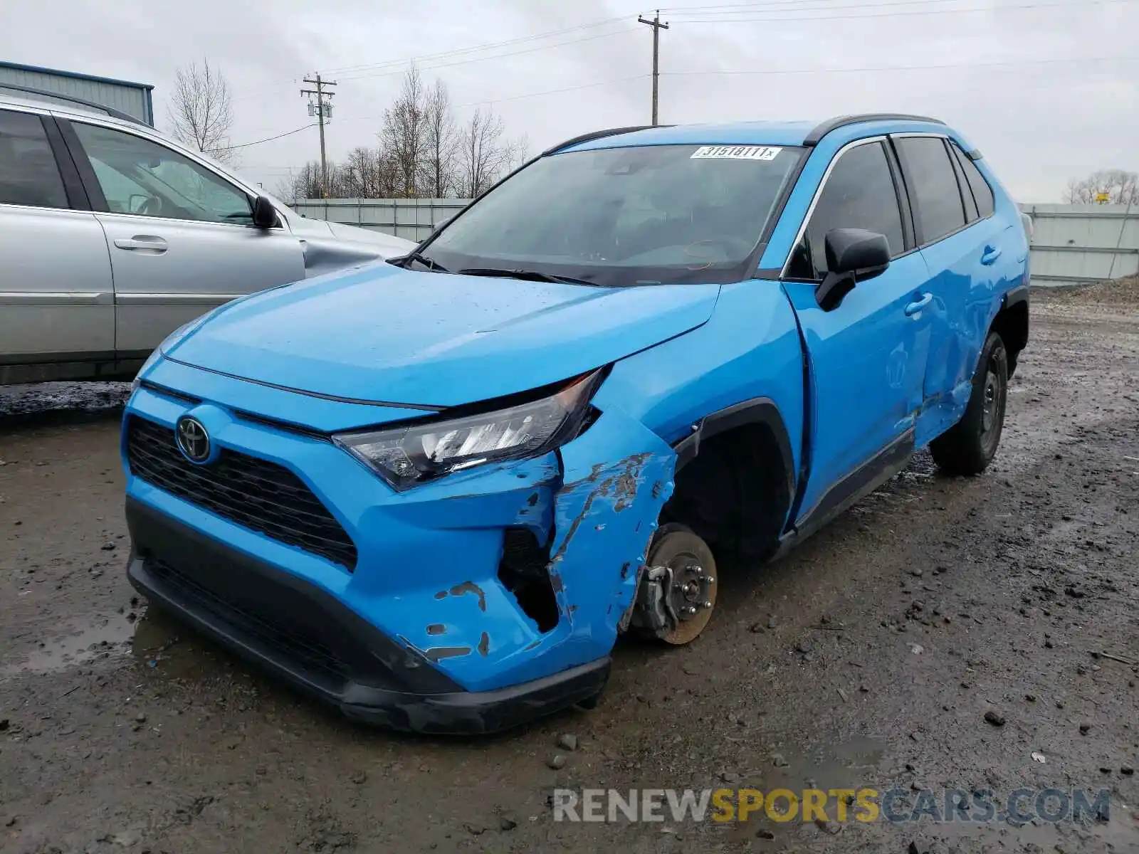 2 Photograph of a damaged car 2T3F1RFV4KW053507 TOYOTA RAV4 2019