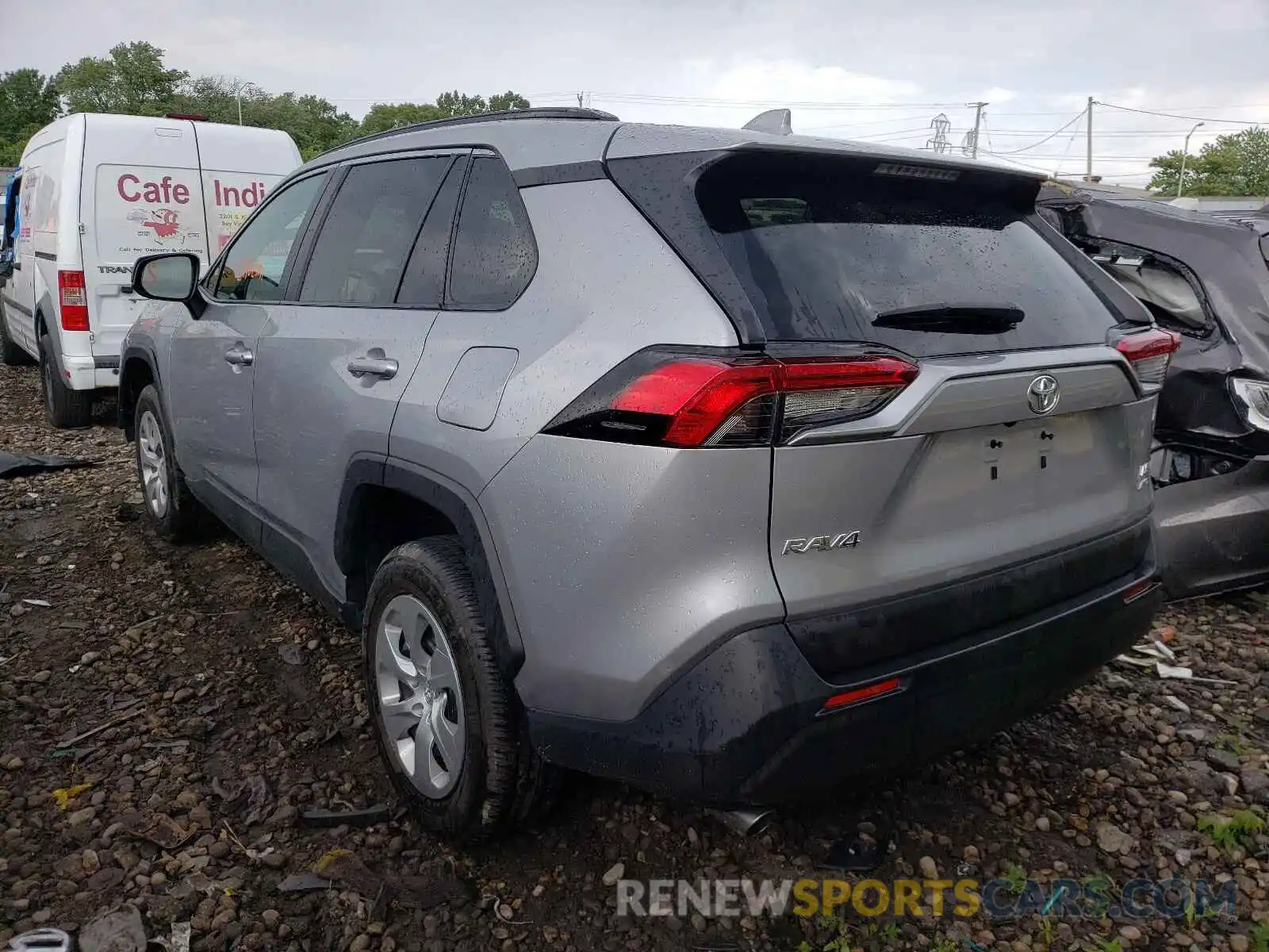 3 Photograph of a damaged car 2T3F1RFV4KW057220 TOYOTA RAV4 2019