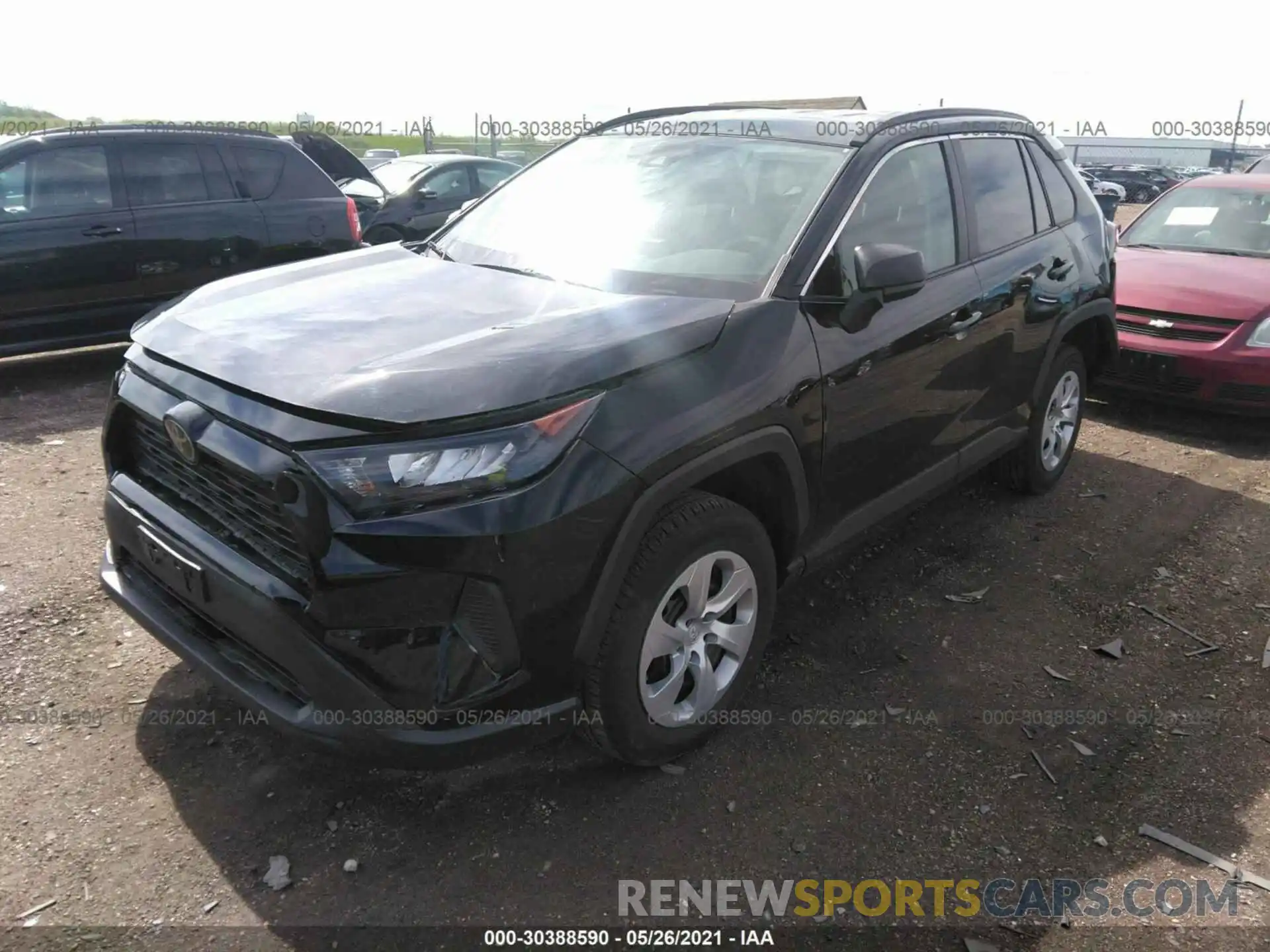 2 Фотография поврежденного автомобиля 2T3F1RFV4KW066967 TOYOTA RAV4 2019