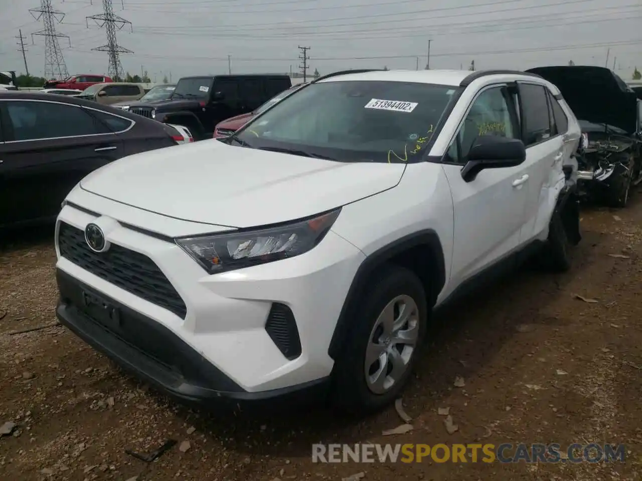 2 Фотография поврежденного автомобиля 2T3F1RFV4KW069321 TOYOTA RAV4 2019