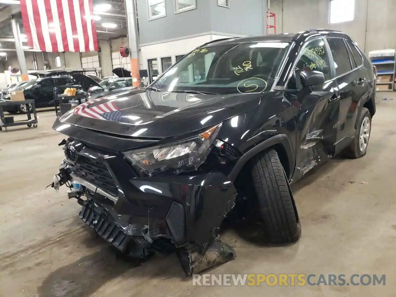 2 Photograph of a damaged car 2T3F1RFV4KW078780 TOYOTA RAV4 2019