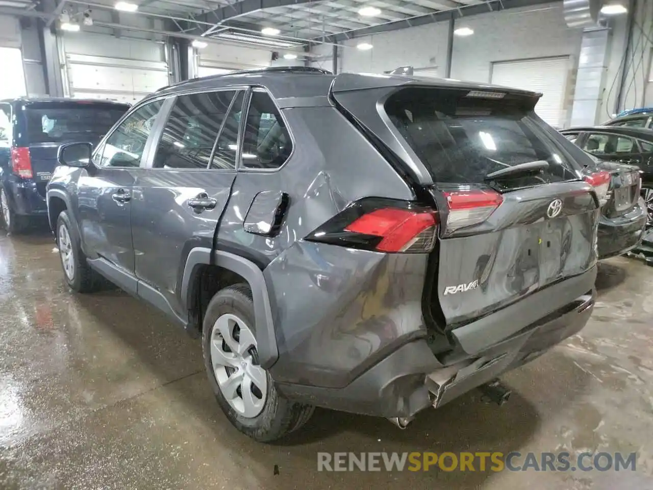 3 Photograph of a damaged car 2T3F1RFV4KW079718 TOYOTA RAV4 2019