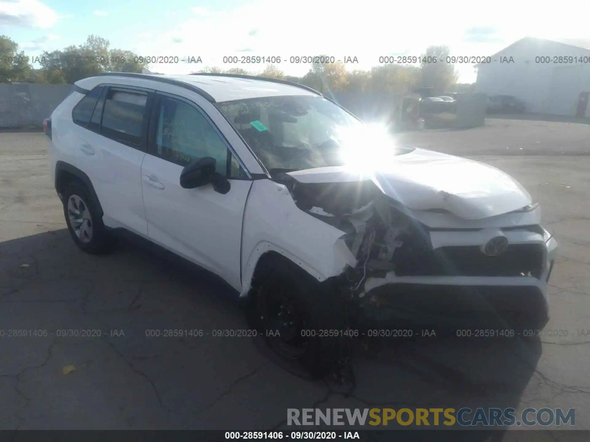 1 Photograph of a damaged car 2T3F1RFV5KC001465 TOYOTA RAV4 2019