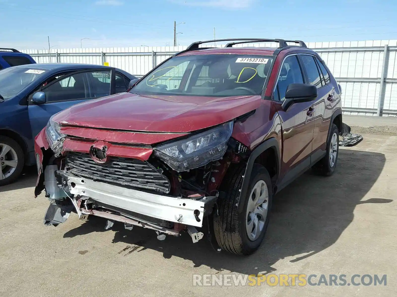 2 Photograph of a damaged car 2T3F1RFV5KC003619 TOYOTA RAV4 2019