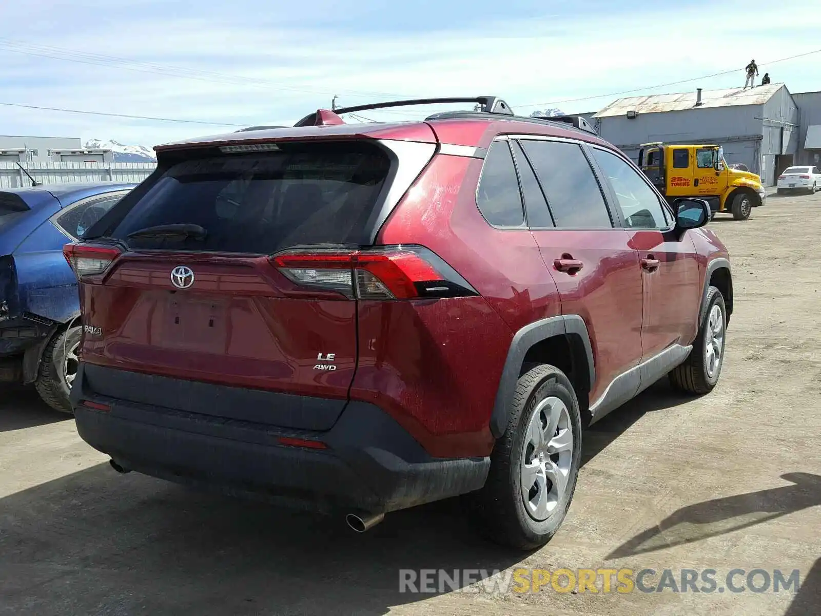 4 Photograph of a damaged car 2T3F1RFV5KC003619 TOYOTA RAV4 2019