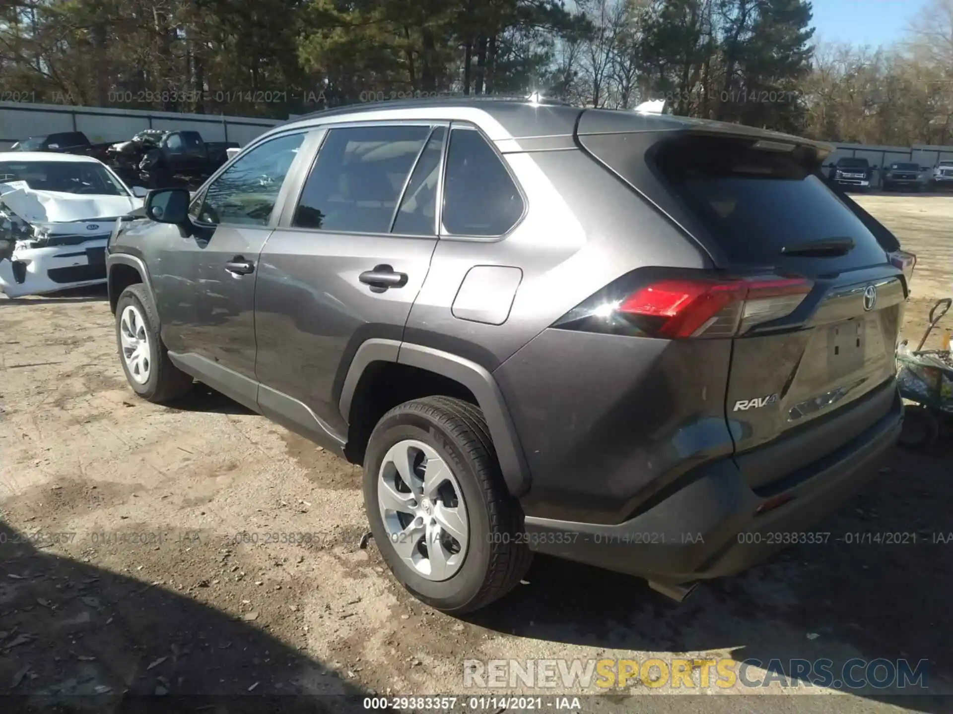 3 Photograph of a damaged car 2T3F1RFV5KC010098 TOYOTA RAV4 2019