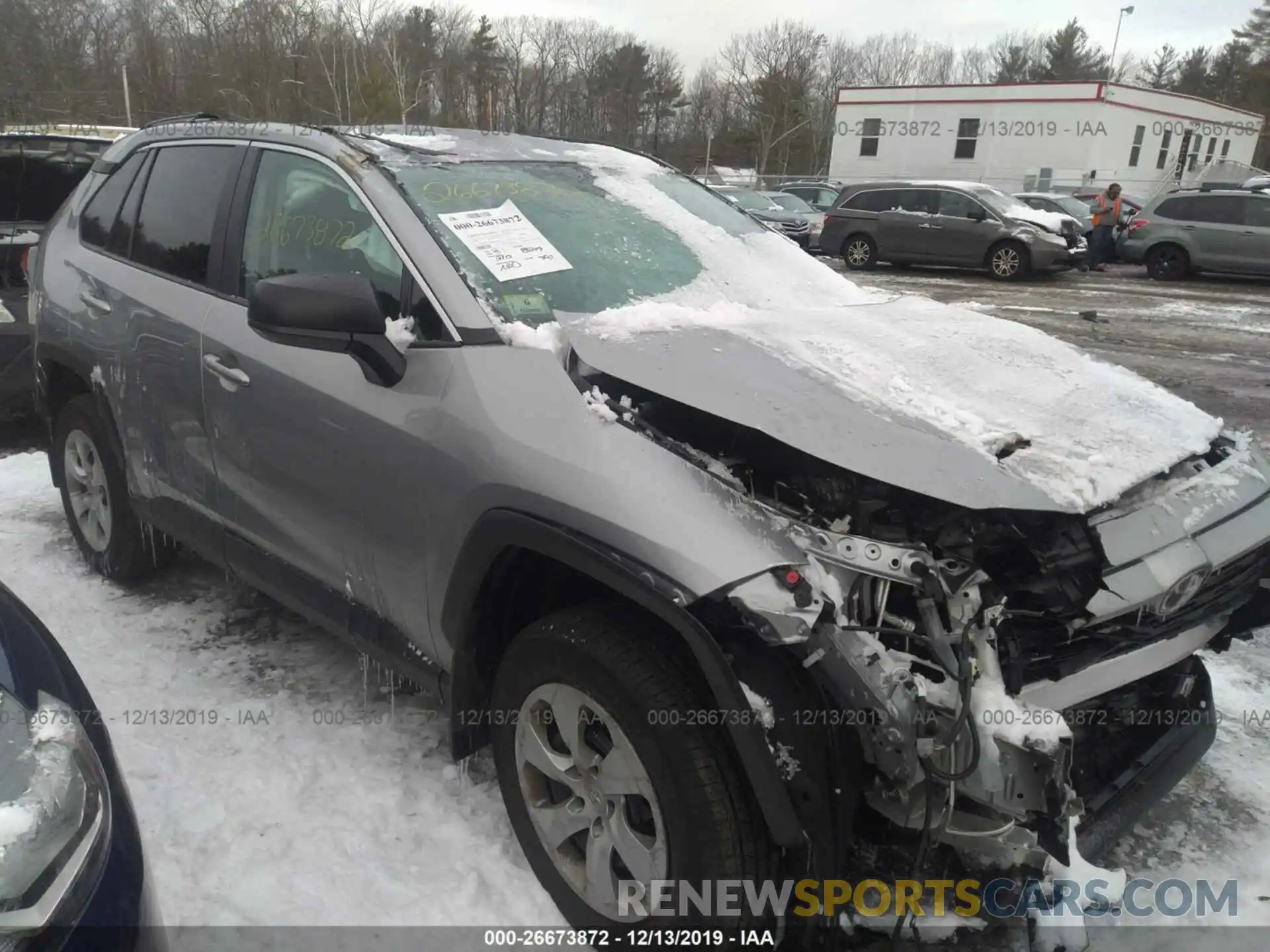 1 Photograph of a damaged car 2T3F1RFV5KC013275 TOYOTA RAV4 2019