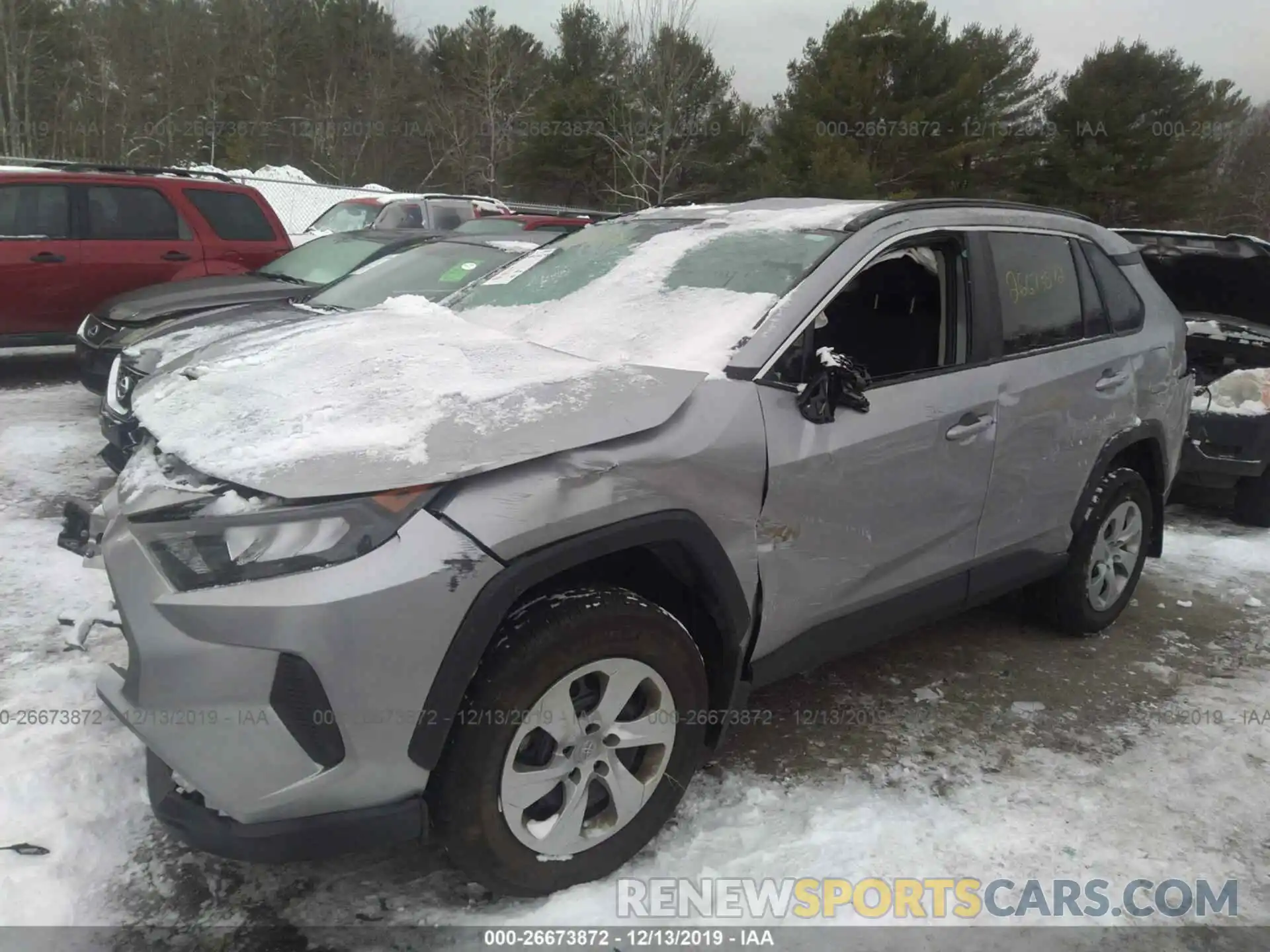 2 Photograph of a damaged car 2T3F1RFV5KC013275 TOYOTA RAV4 2019