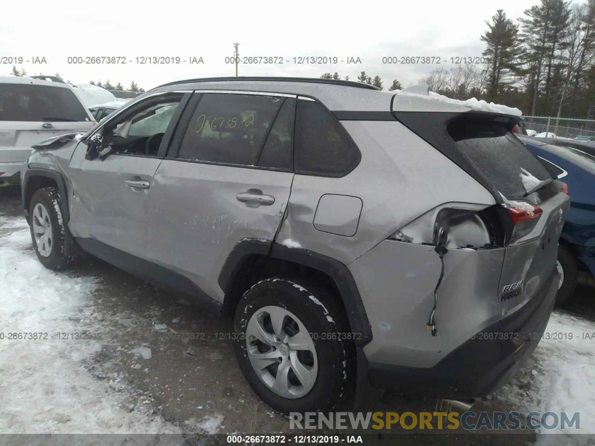 3 Photograph of a damaged car 2T3F1RFV5KC013275 TOYOTA RAV4 2019