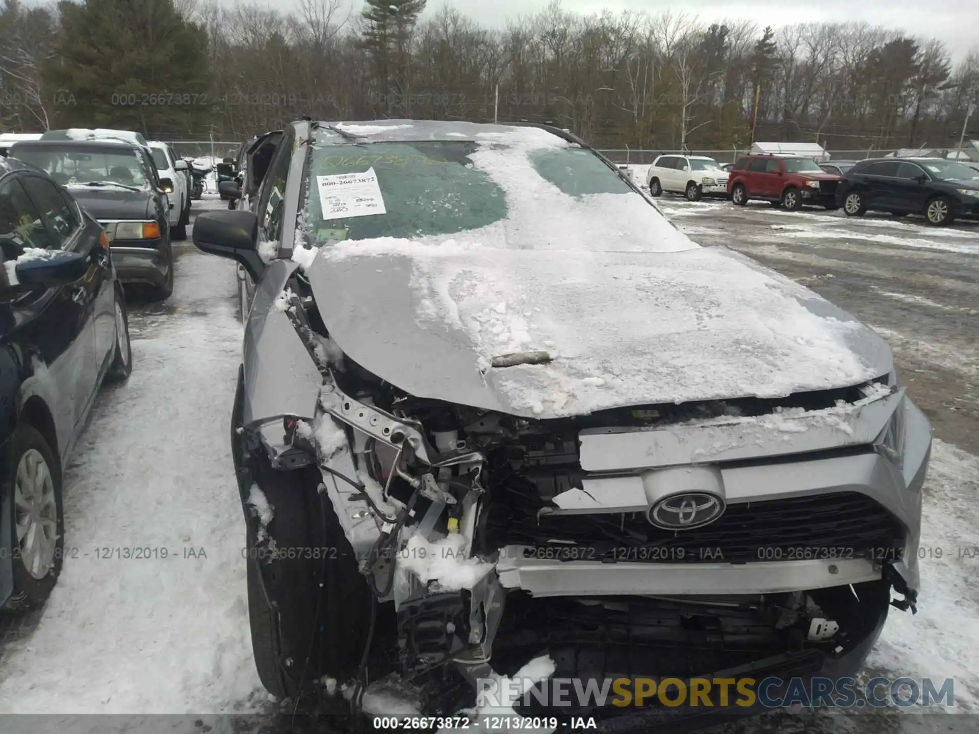 6 Photograph of a damaged car 2T3F1RFV5KC013275 TOYOTA RAV4 2019