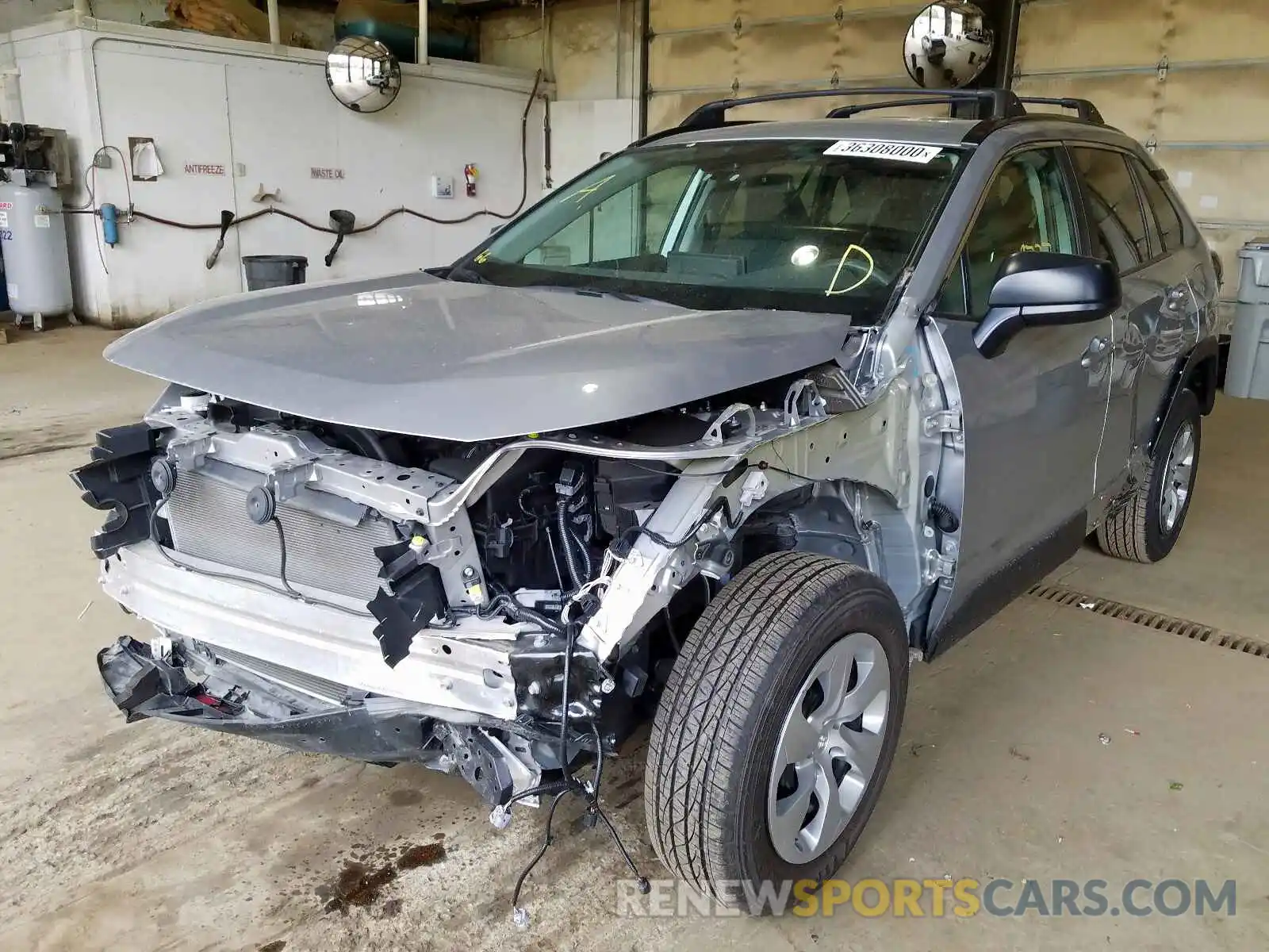 2 Photograph of a damaged car 2T3F1RFV5KC024163 TOYOTA RAV4 2019