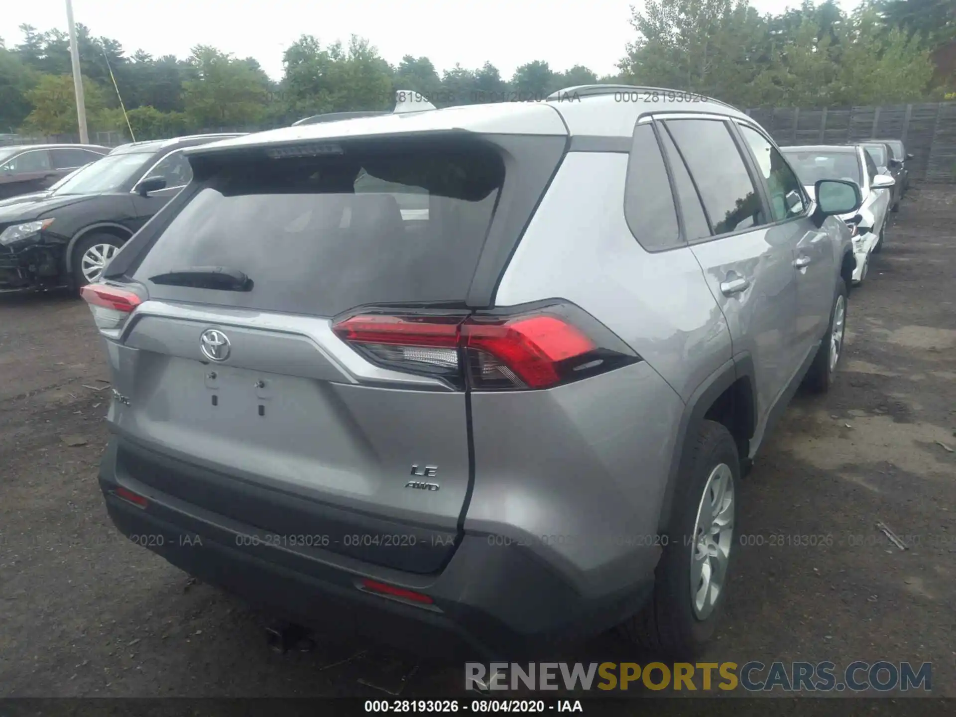 4 Photograph of a damaged car 2T3F1RFV5KC038354 TOYOTA RAV4 2019