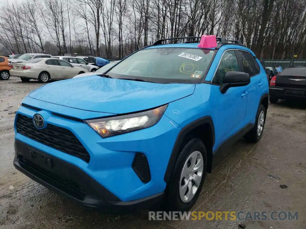 2 Фотография поврежденного автомобиля 2T3F1RFV5KC044963 TOYOTA RAV4 2019