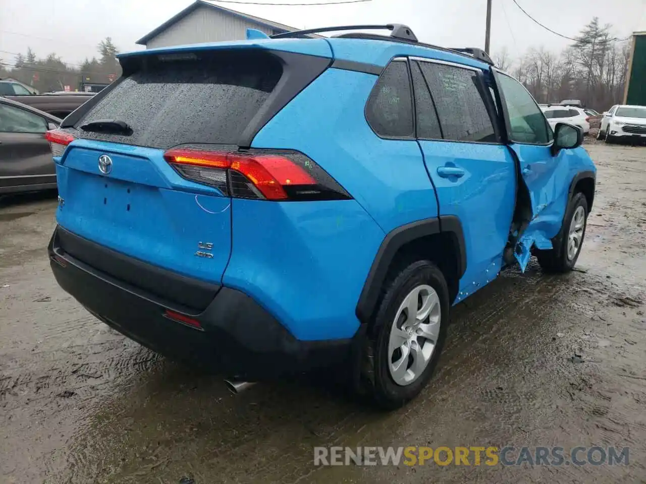 4 Photograph of a damaged car 2T3F1RFV5KC044963 TOYOTA RAV4 2019