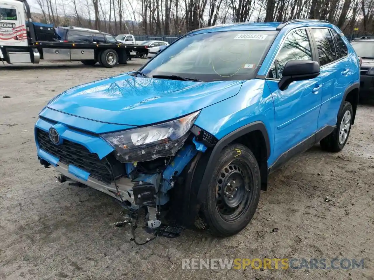 2 Фотография поврежденного автомобиля 2T3F1RFV5KC050228 TOYOTA RAV4 2019