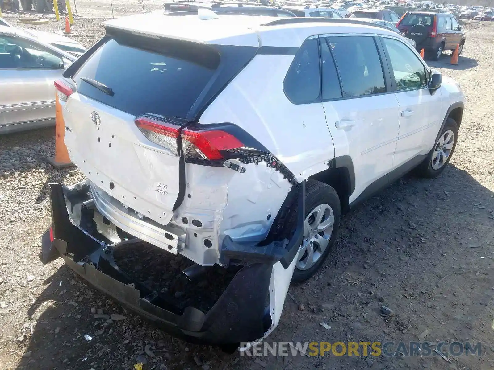 4 Photograph of a damaged car 2T3F1RFV5KC052805 TOYOTA RAV4 2019