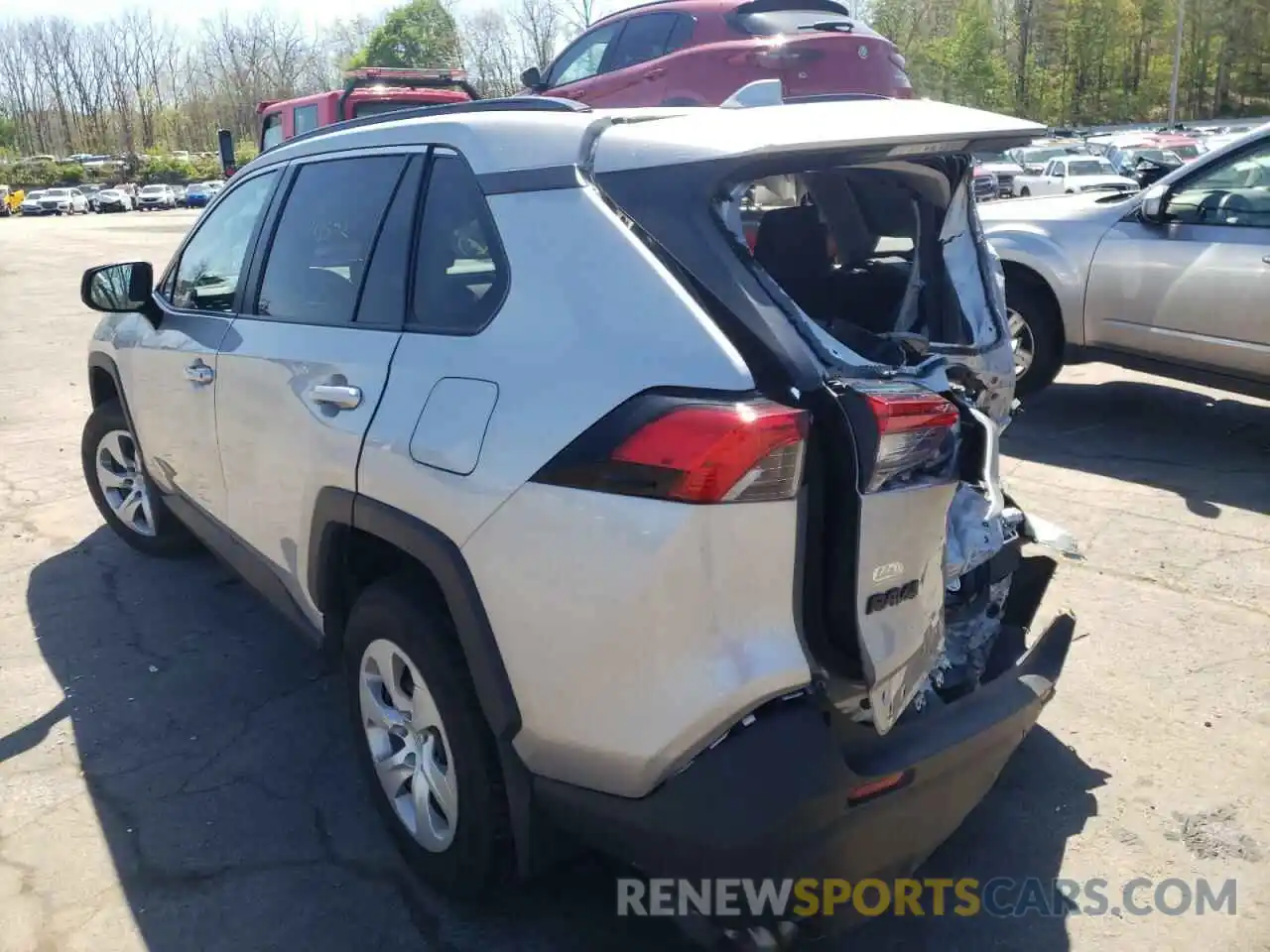 3 Photograph of a damaged car 2T3F1RFV5KC058197 TOYOTA RAV4 2019