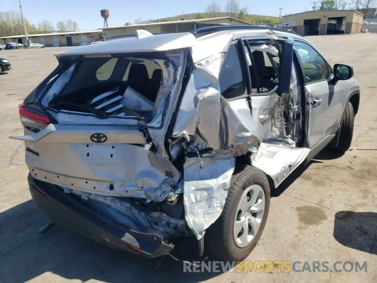 4 Photograph of a damaged car 2T3F1RFV5KC058197 TOYOTA RAV4 2019