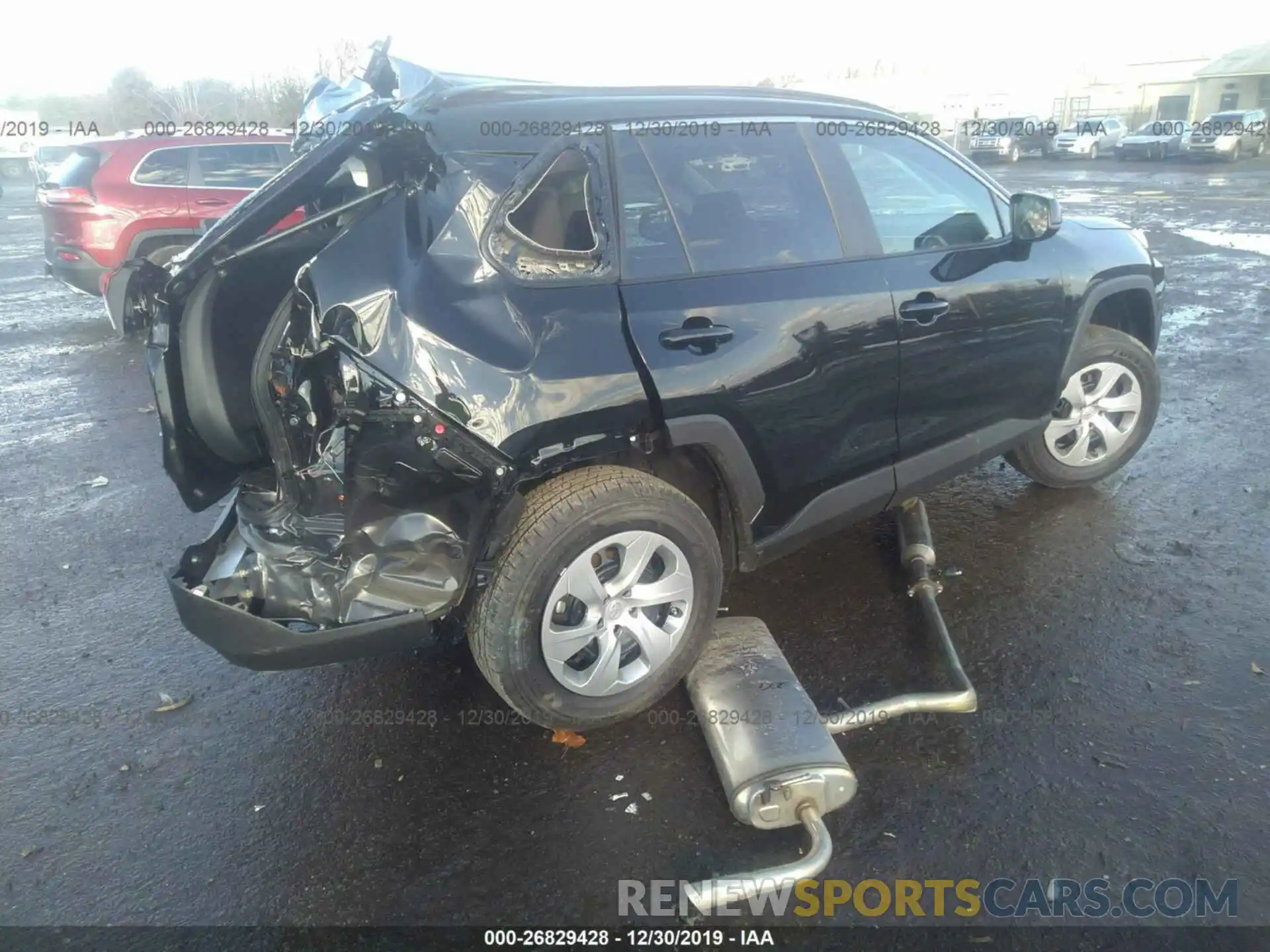 4 Photograph of a damaged car 2T3F1RFV5KC060144 TOYOTA RAV4 2019