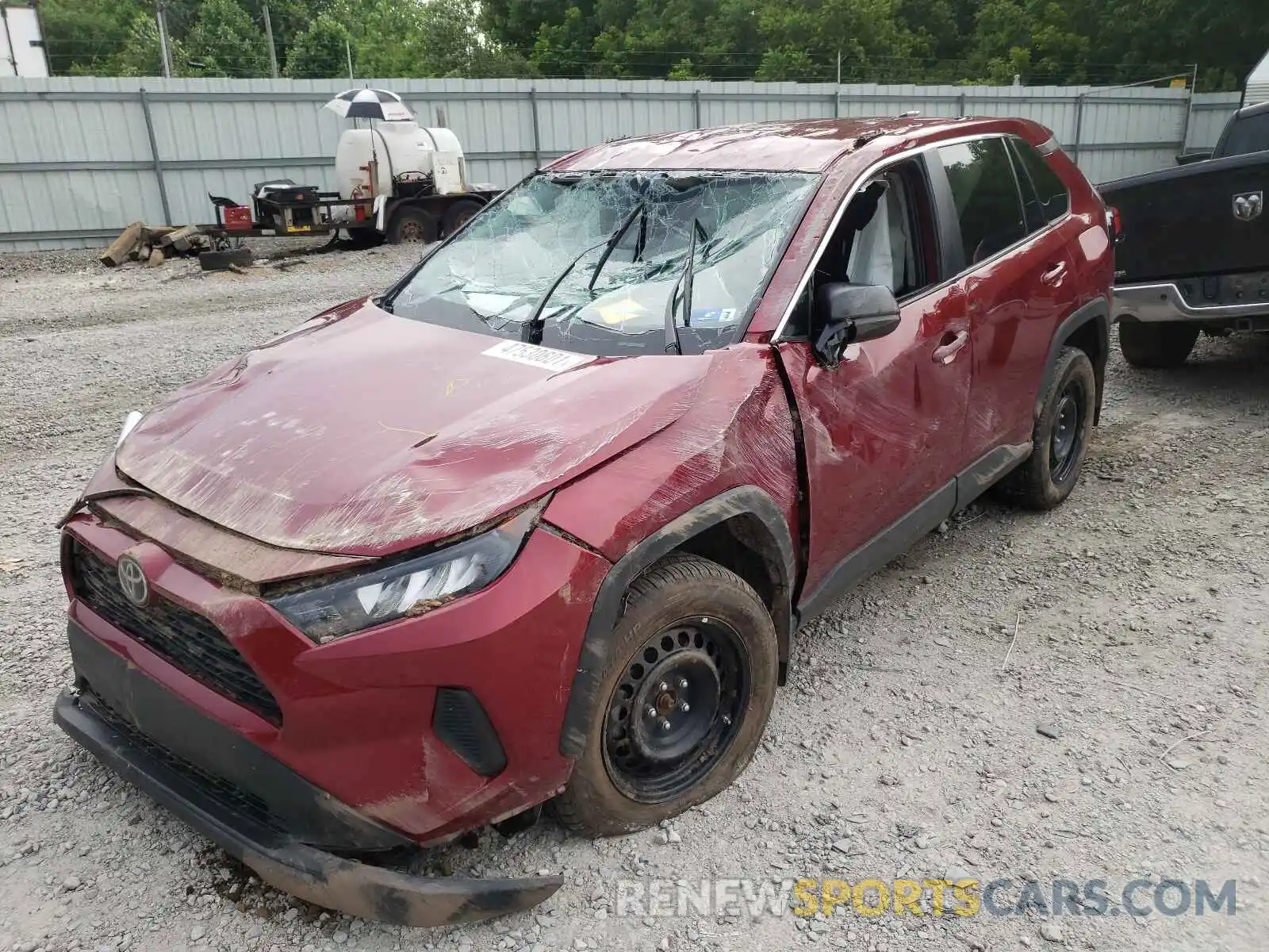 2 Photograph of a damaged car 2T3F1RFV5KW004008 TOYOTA RAV4 2019