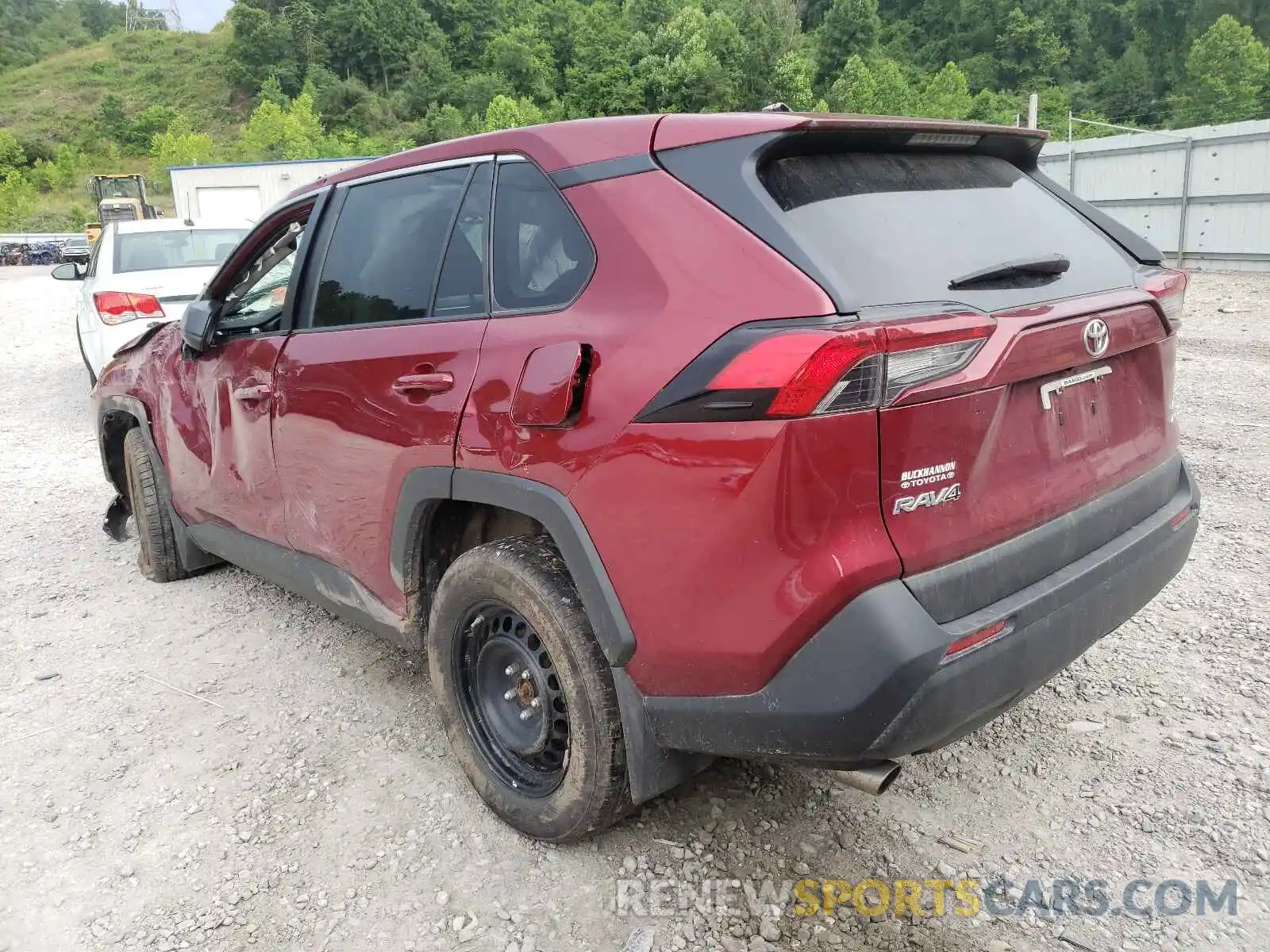 3 Фотография поврежденного автомобиля 2T3F1RFV5KW004008 TOYOTA RAV4 2019