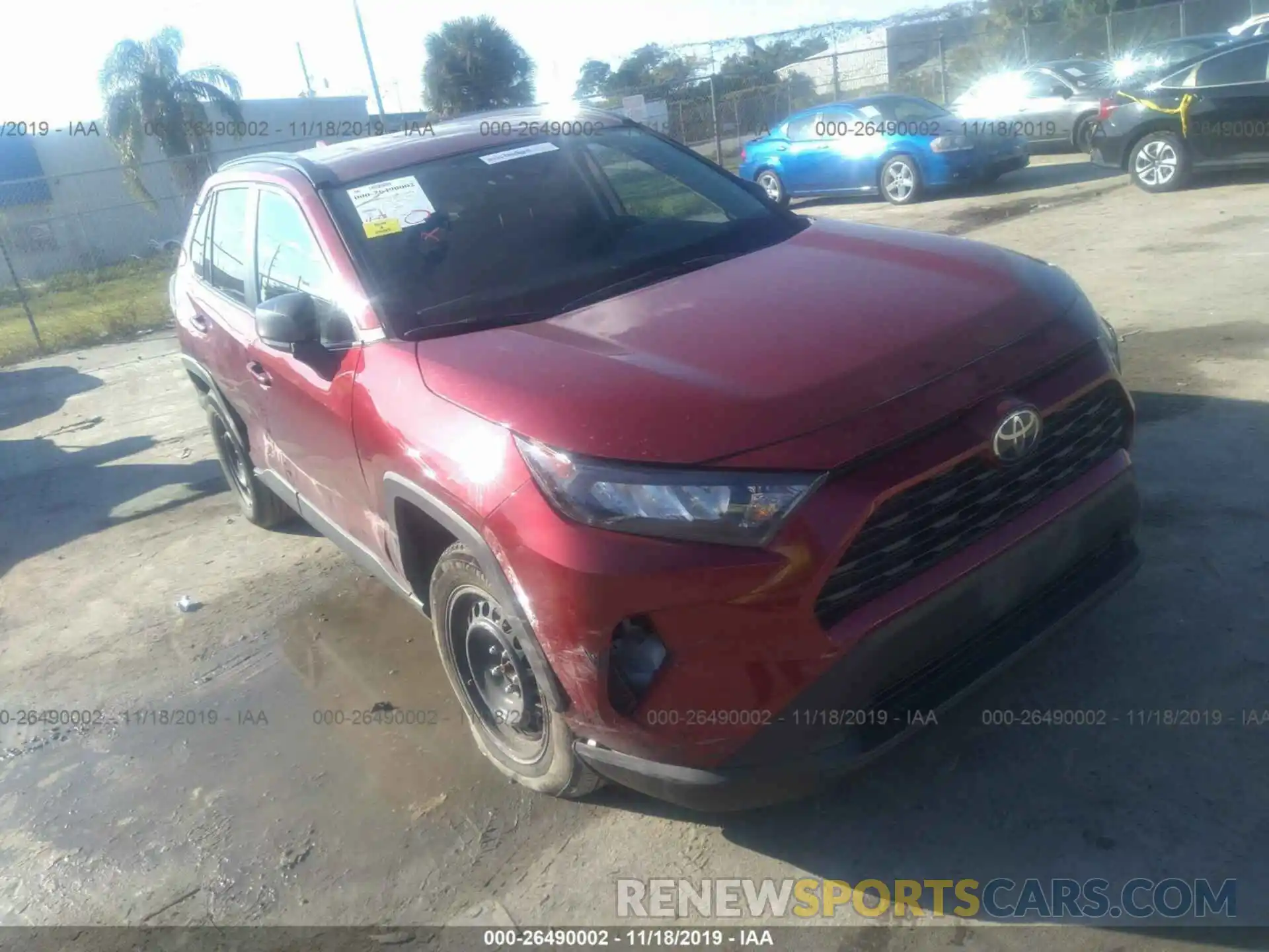 1 Photograph of a damaged car 2T3F1RFV5KW018989 TOYOTA RAV4 2019