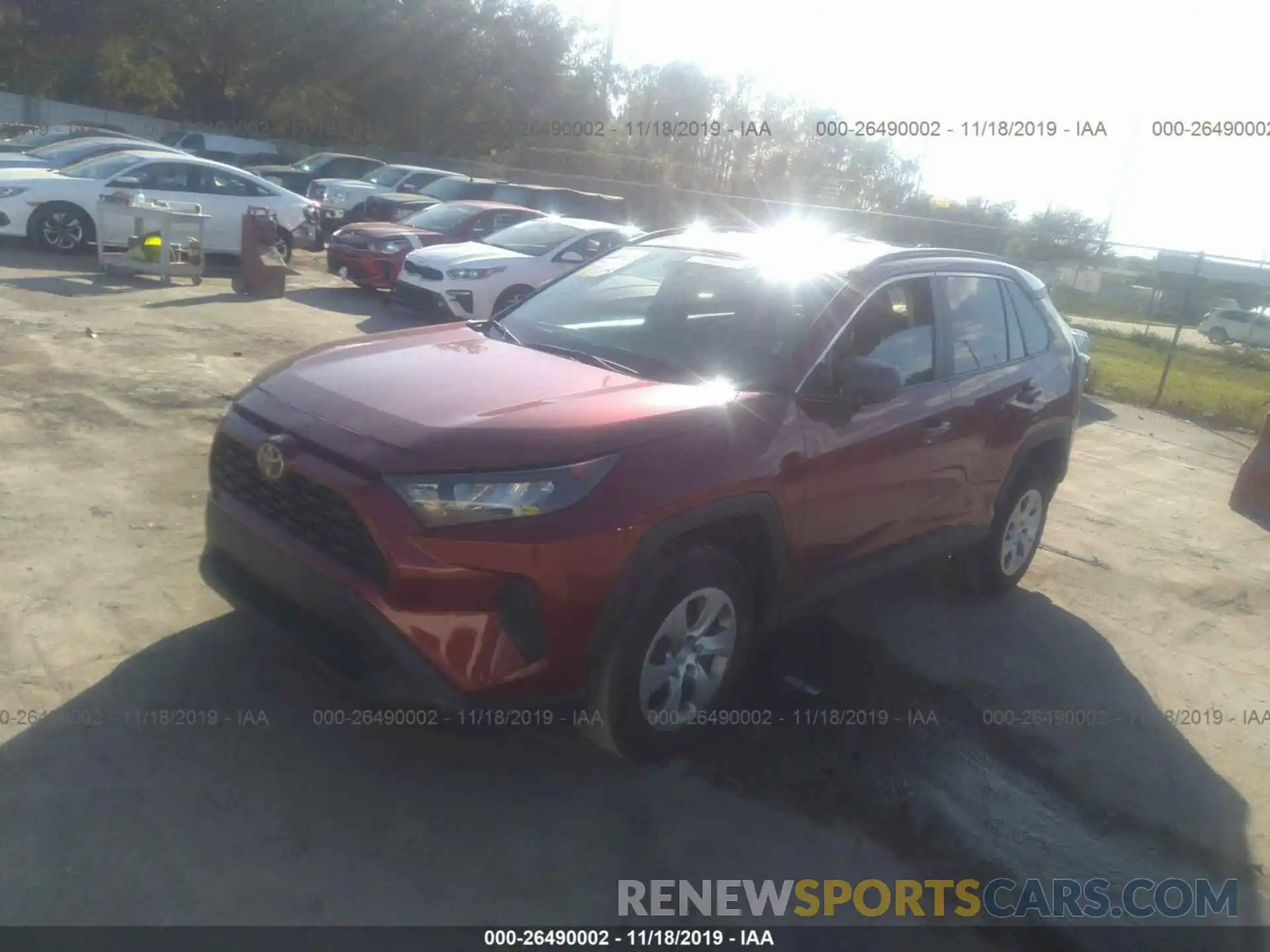 2 Photograph of a damaged car 2T3F1RFV5KW018989 TOYOTA RAV4 2019