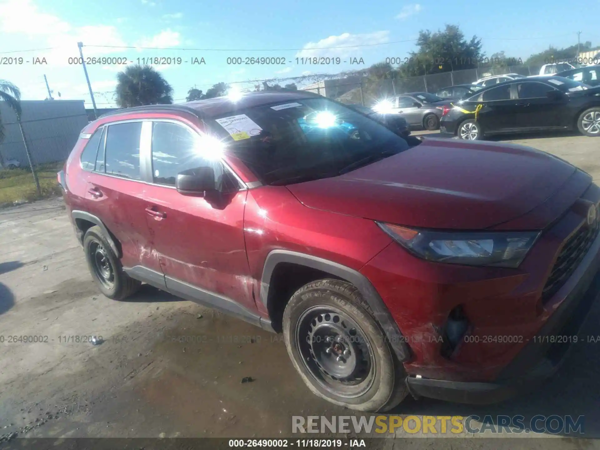 6 Photograph of a damaged car 2T3F1RFV5KW018989 TOYOTA RAV4 2019