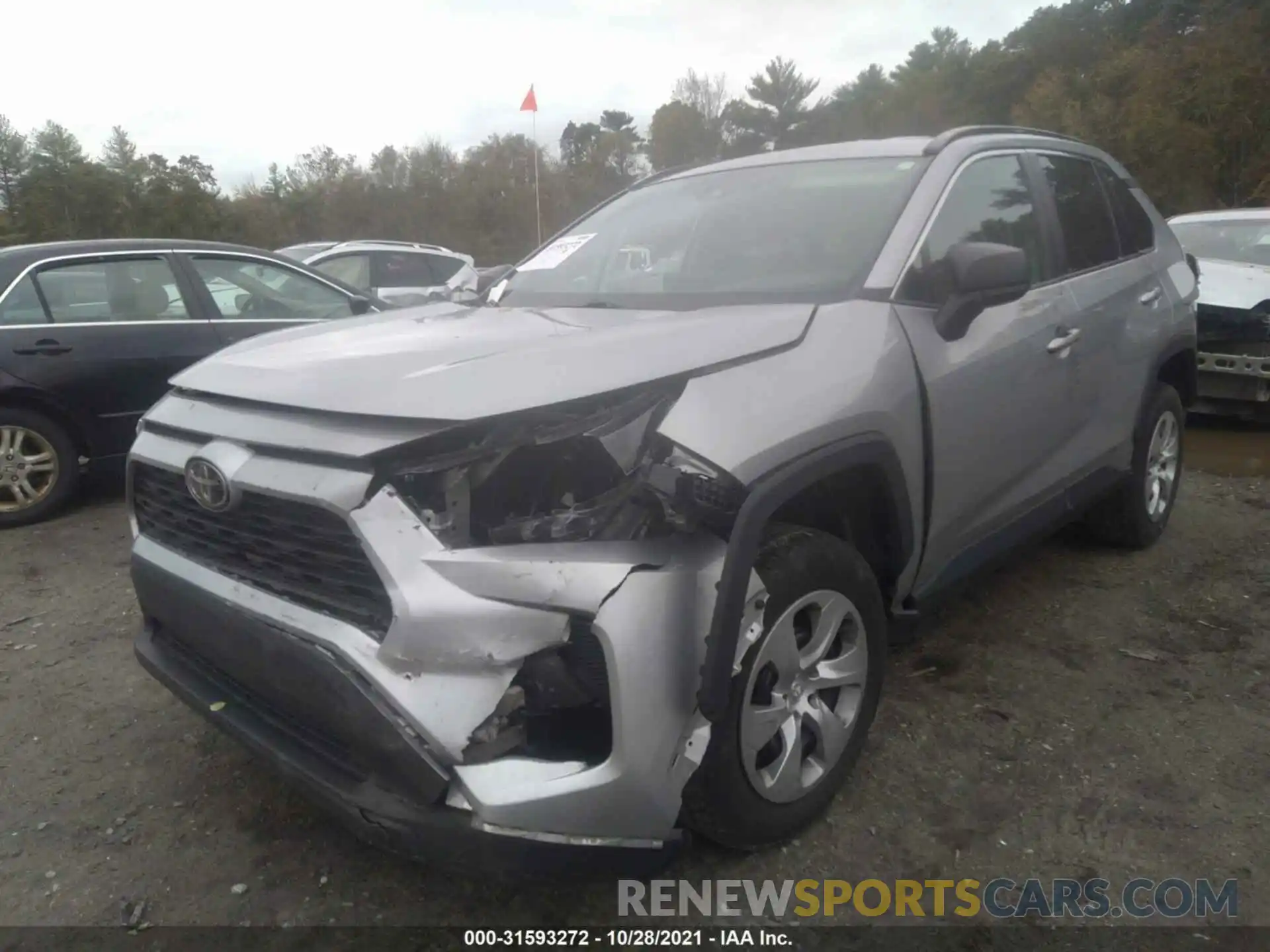 6 Photograph of a damaged car 2T3F1RFV5KW029524 TOYOTA RAV4 2019