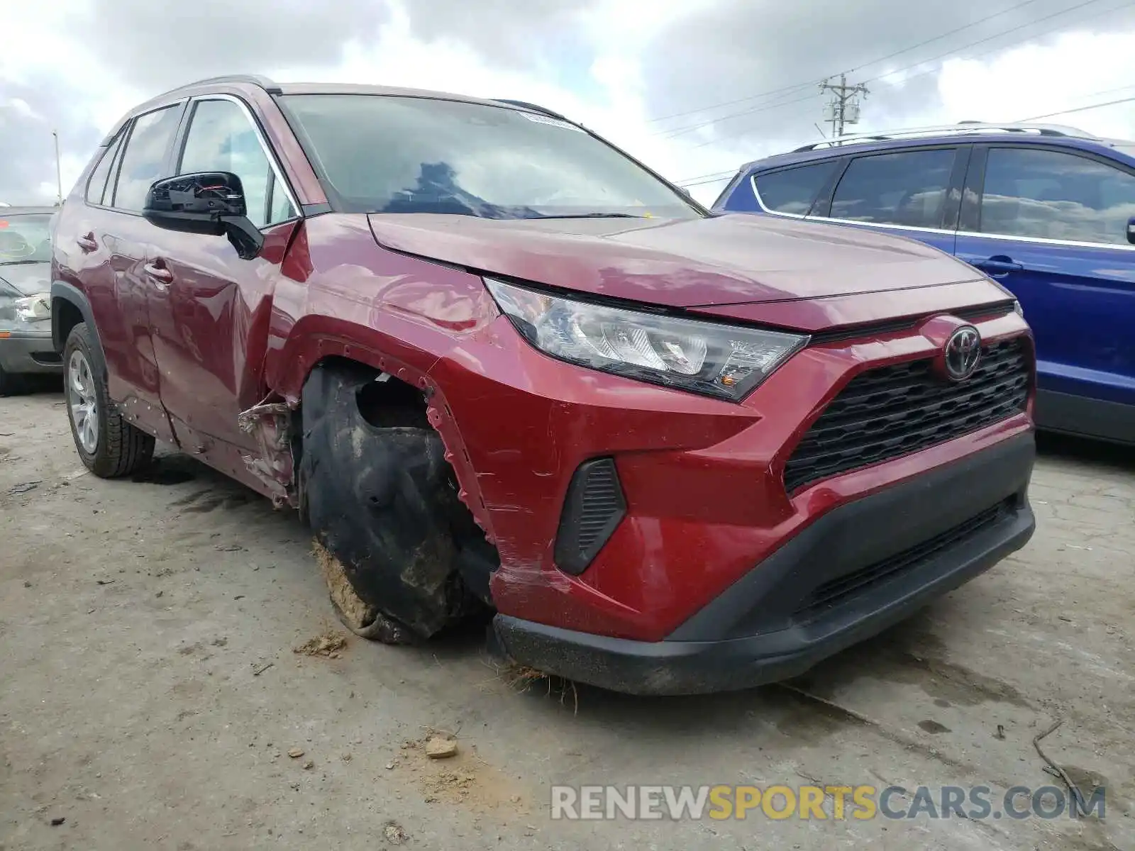 1 Фотография поврежденного автомобиля 2T3F1RFV5KW030866 TOYOTA RAV4 2019