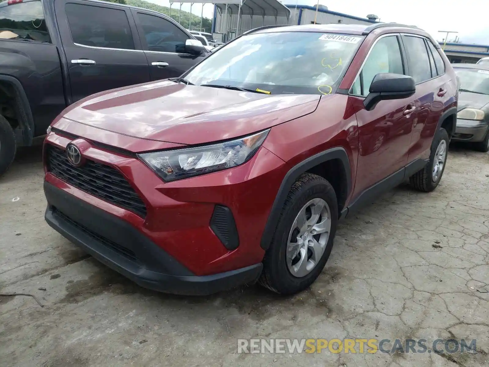 2 Фотография поврежденного автомобиля 2T3F1RFV5KW030866 TOYOTA RAV4 2019