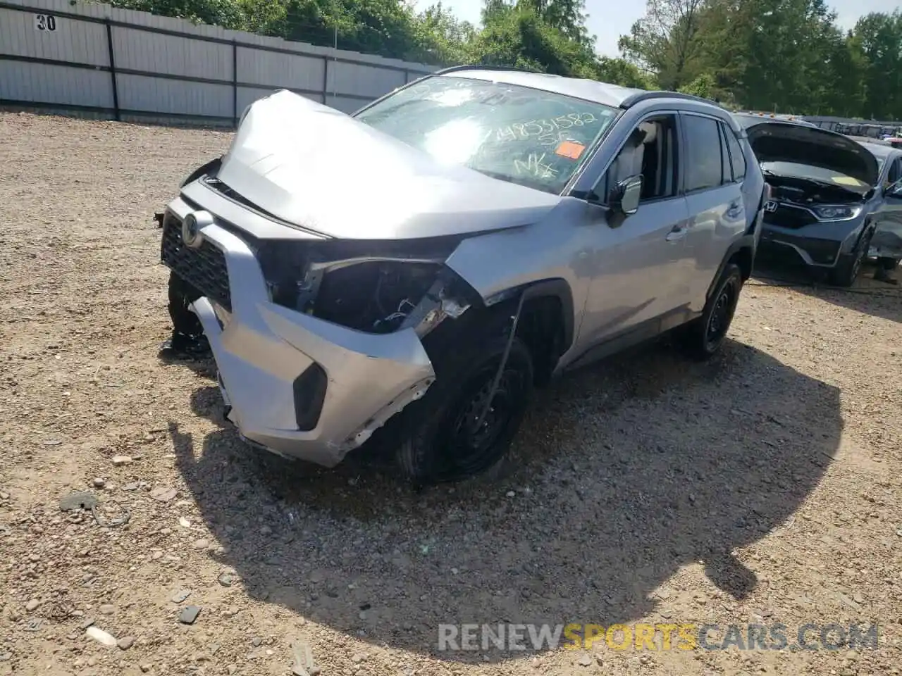 2 Photograph of a damaged car 2T3F1RFV5KW031001 TOYOTA RAV4 2019