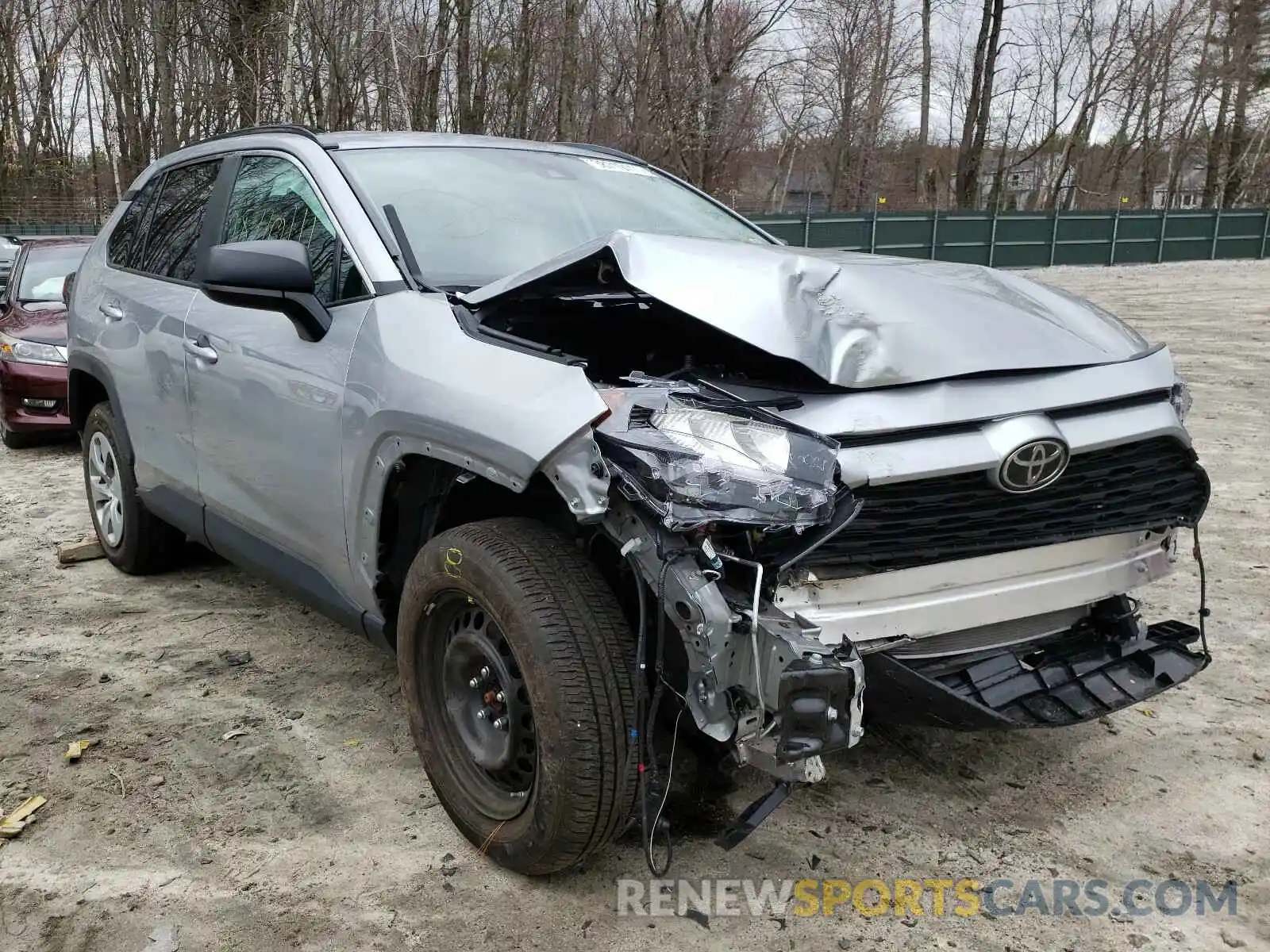 1 Photograph of a damaged car 2T3F1RFV5KW044511 TOYOTA RAV4 2019