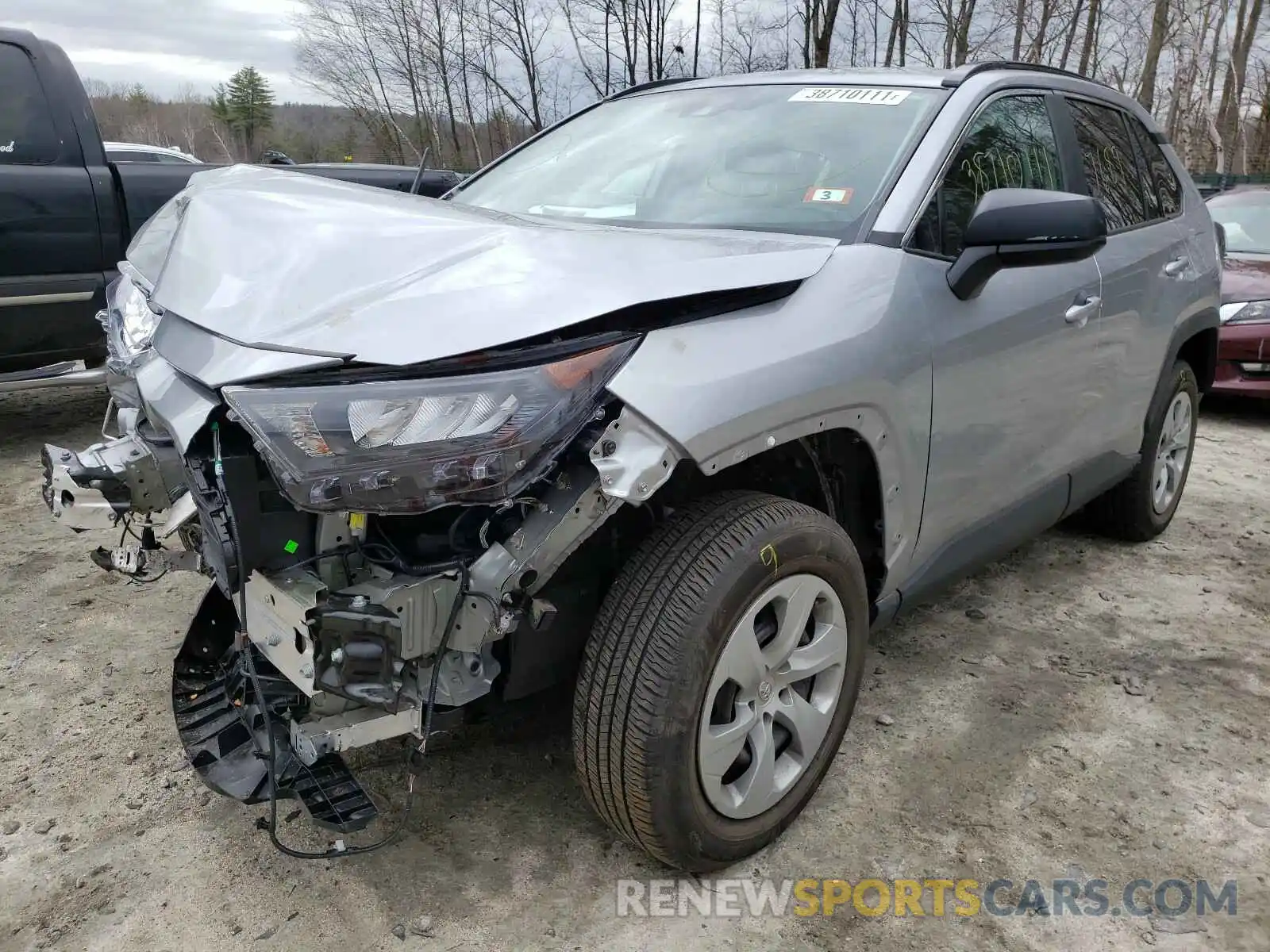 2 Photograph of a damaged car 2T3F1RFV5KW044511 TOYOTA RAV4 2019