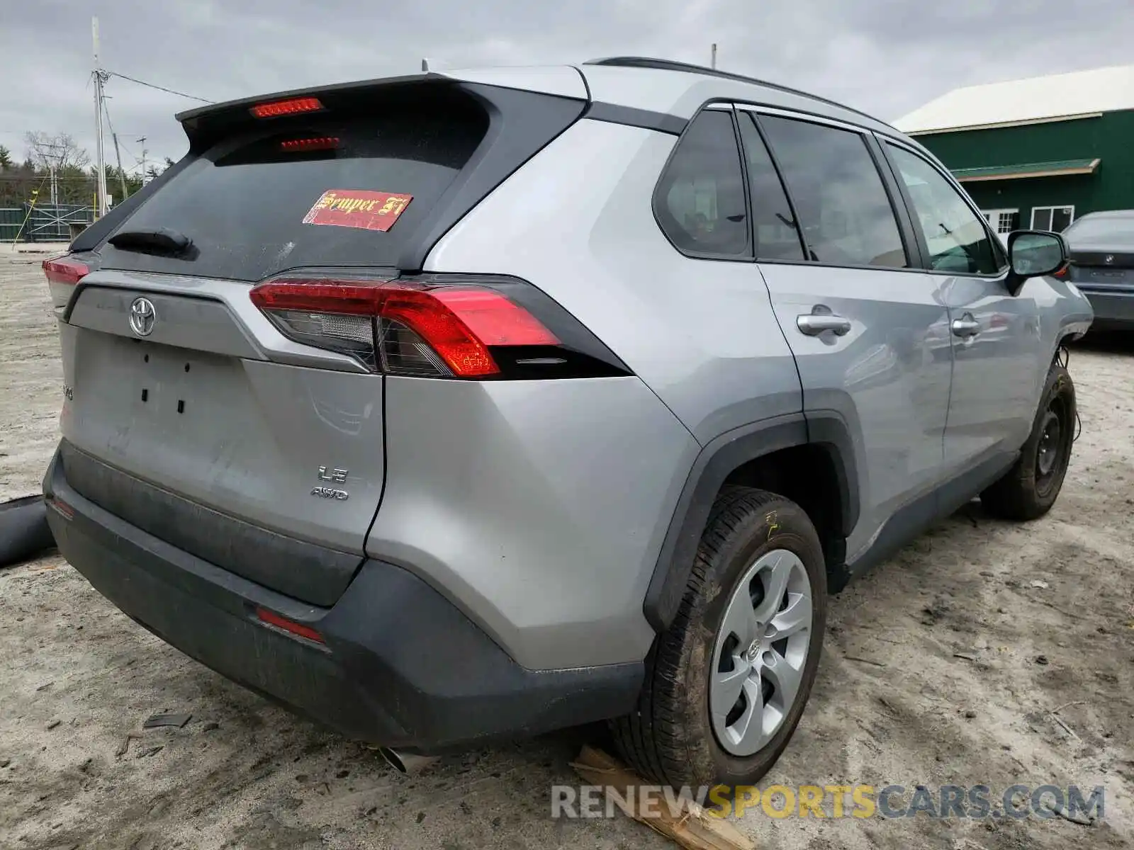 4 Photograph of a damaged car 2T3F1RFV5KW044511 TOYOTA RAV4 2019