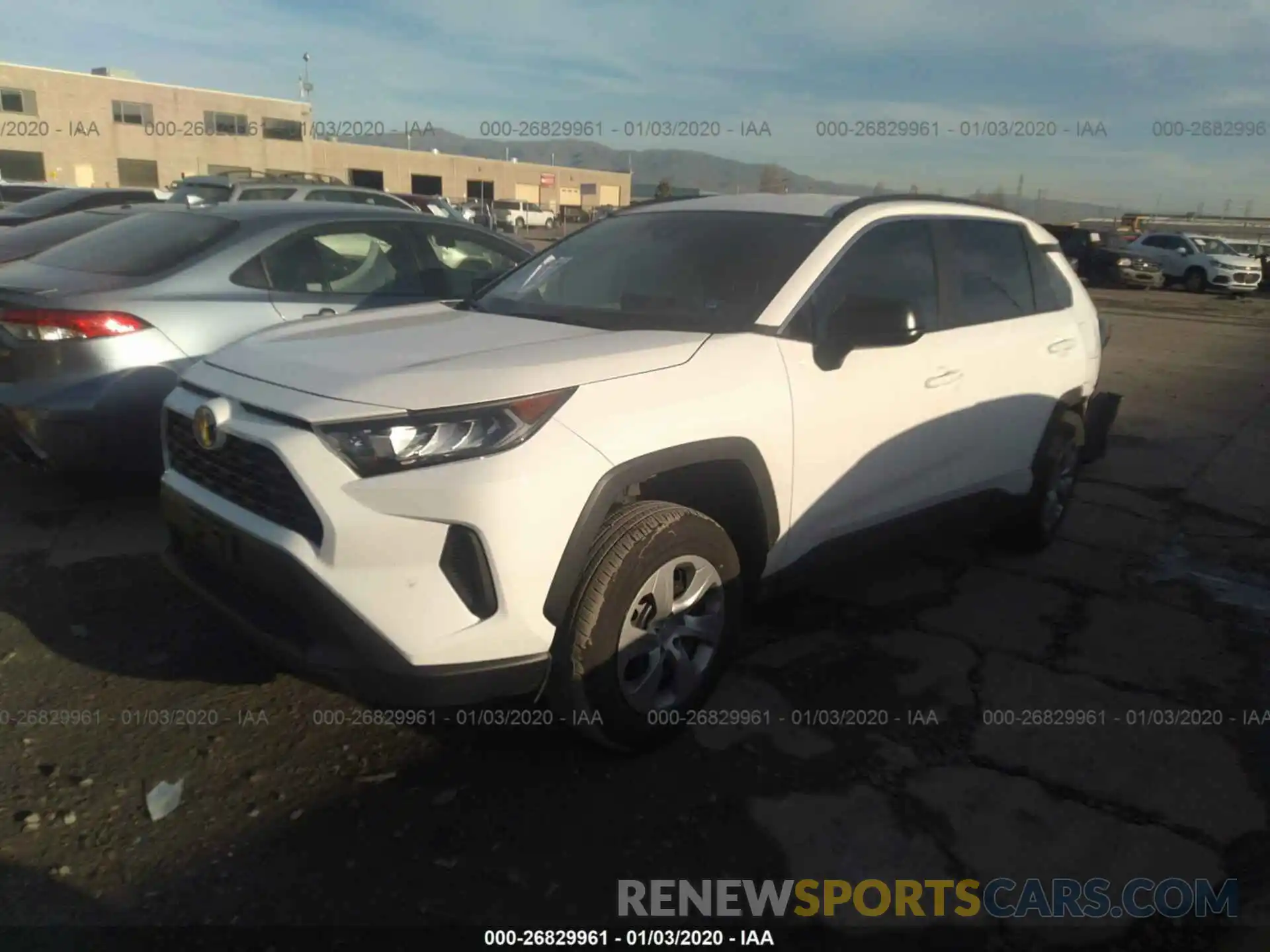 2 Photograph of a damaged car 2T3F1RFV5KW051863 TOYOTA RAV4 2019