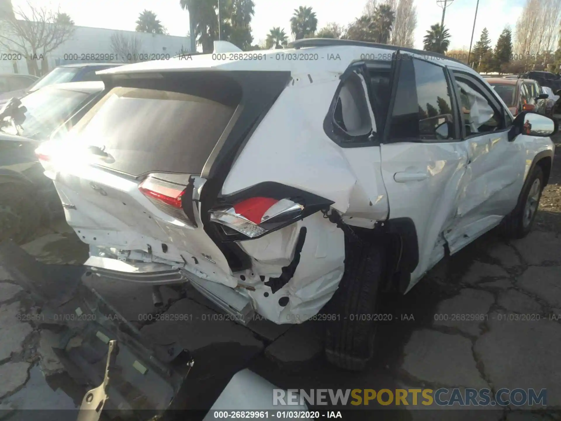 6 Photograph of a damaged car 2T3F1RFV5KW051863 TOYOTA RAV4 2019