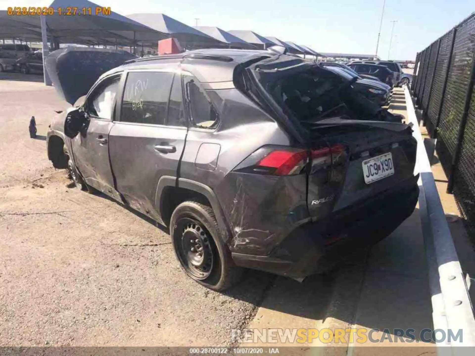 12 Photograph of a damaged car 2T3F1RFV5KW053676 TOYOTA RAV4 2019