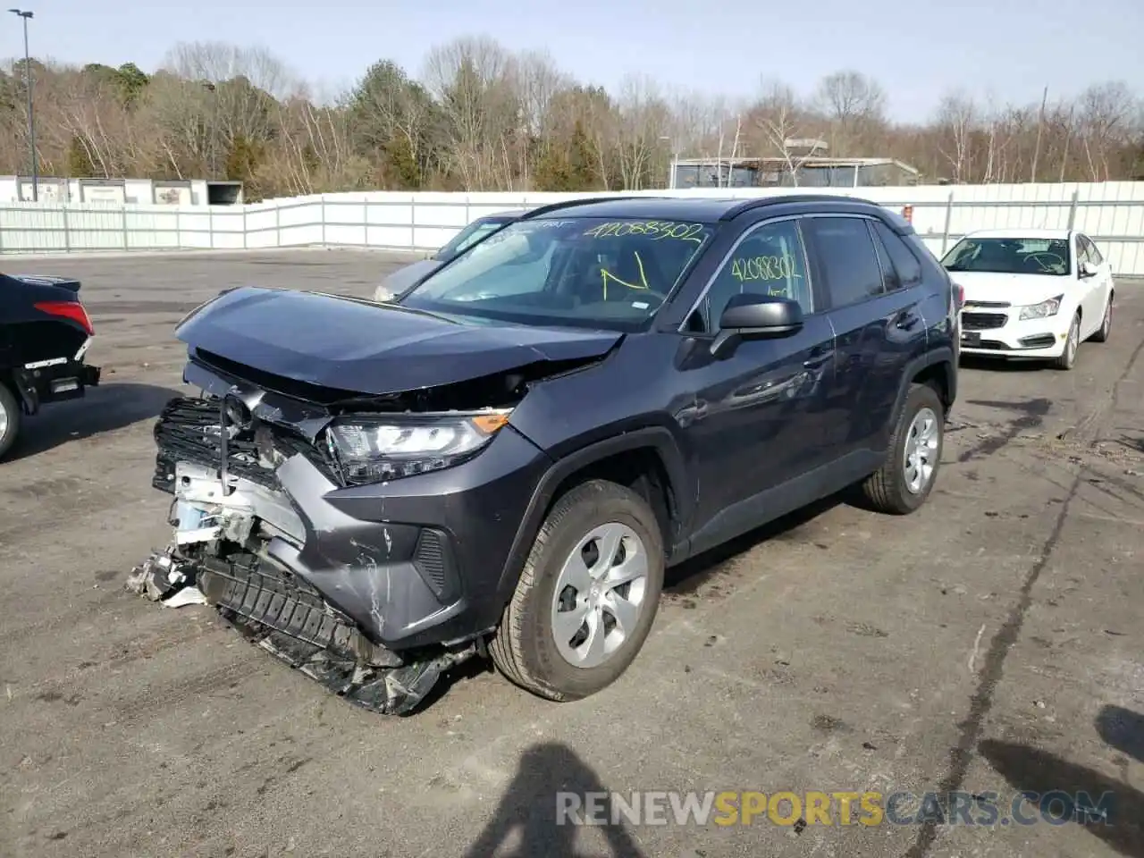 2 Фотография поврежденного автомобиля 2T3F1RFV5KW053936 TOYOTA RAV4 2019