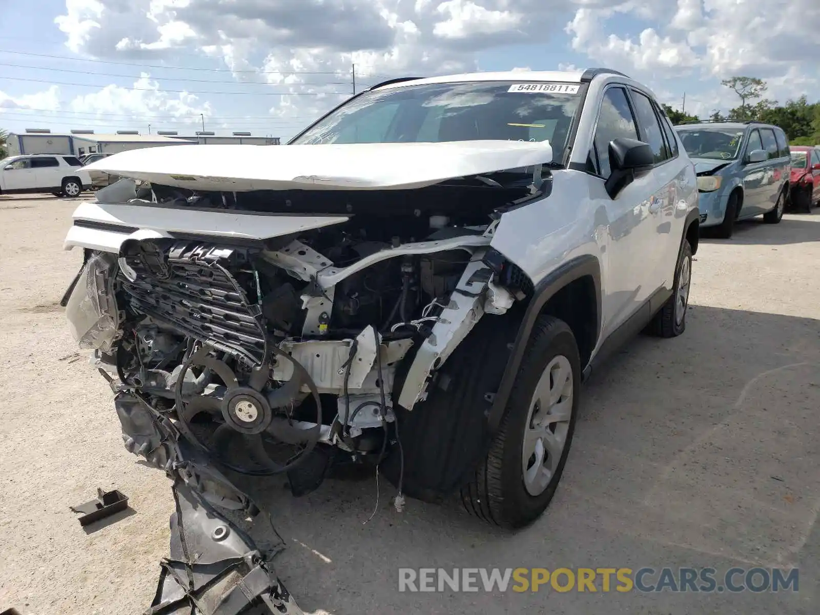 2 Photograph of a damaged car 2T3F1RFV5KW066623 TOYOTA RAV4 2019