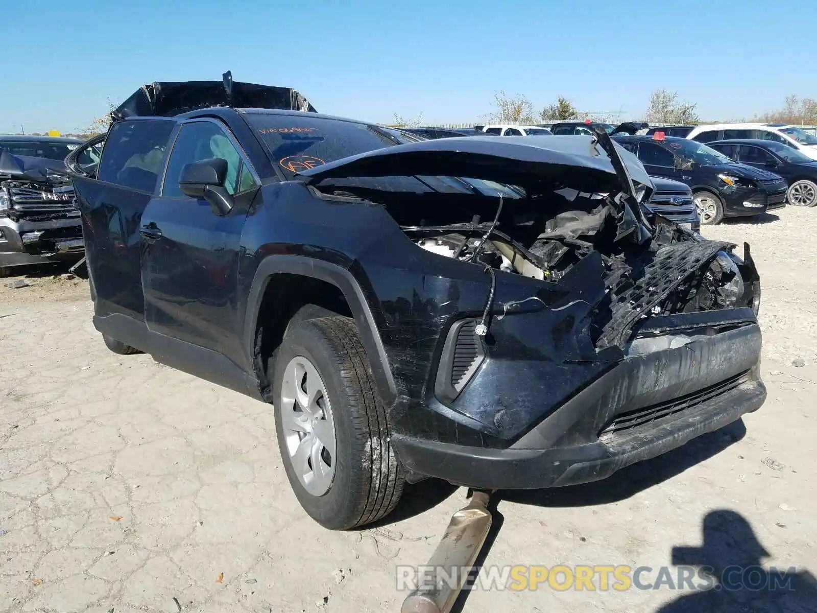 1 Photograph of a damaged car 2T3F1RFV5KW069067 TOYOTA RAV4 2019