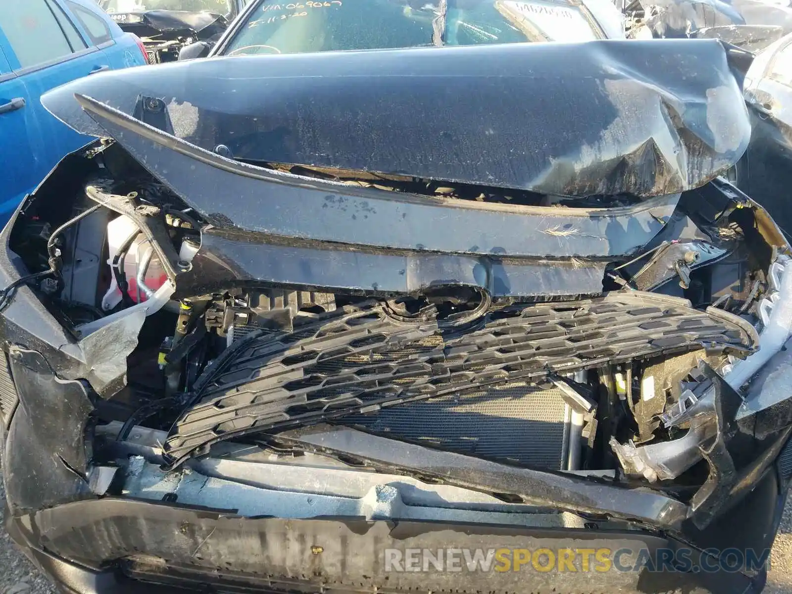 7 Фотография поврежденного автомобиля 2T3F1RFV5KW069067 TOYOTA RAV4 2019