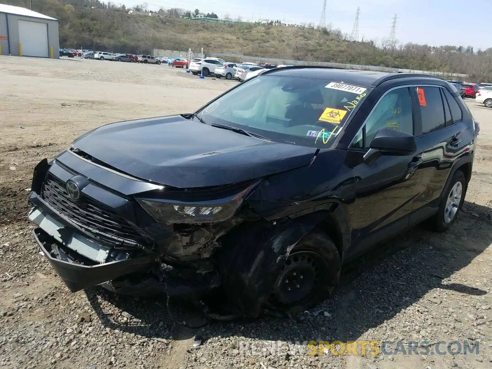 2 Photograph of a damaged car 2T3F1RFV5KW073152 TOYOTA RAV4 2019