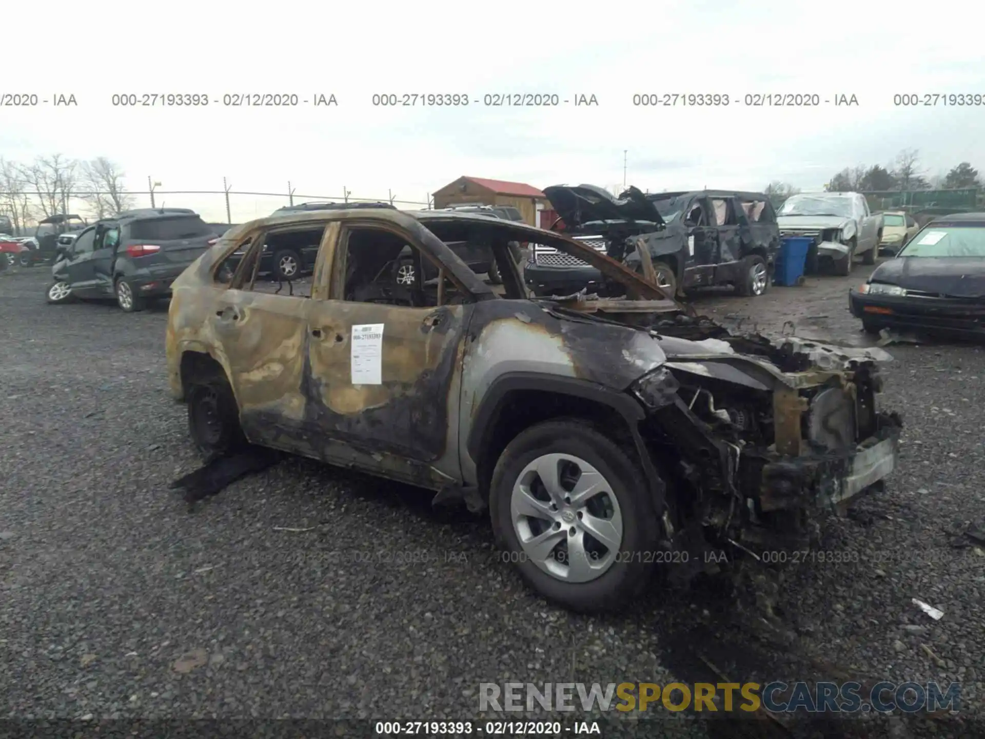 1 Photograph of a damaged car 2T3F1RFV6KC001622 TOYOTA RAV4 2019