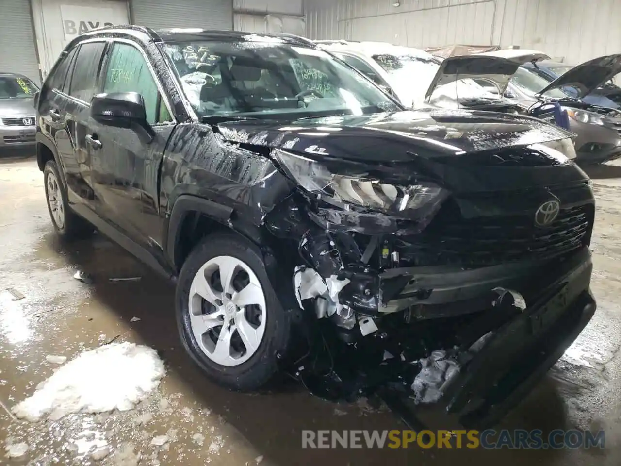 1 Photograph of a damaged car 2T3F1RFV6KC007226 TOYOTA RAV4 2019