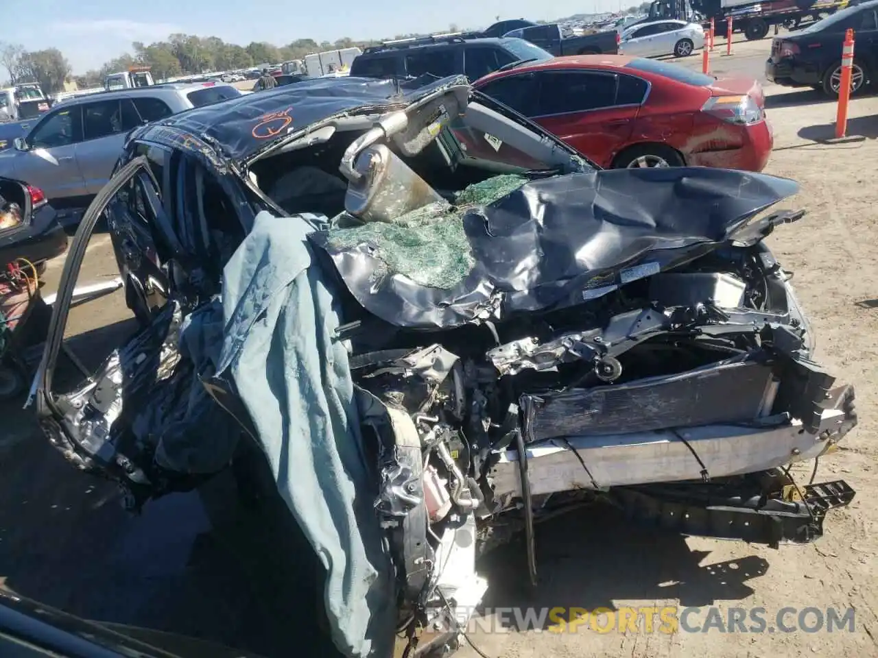 1 Photograph of a damaged car 2T3F1RFV6KC010191 TOYOTA RAV4 2019