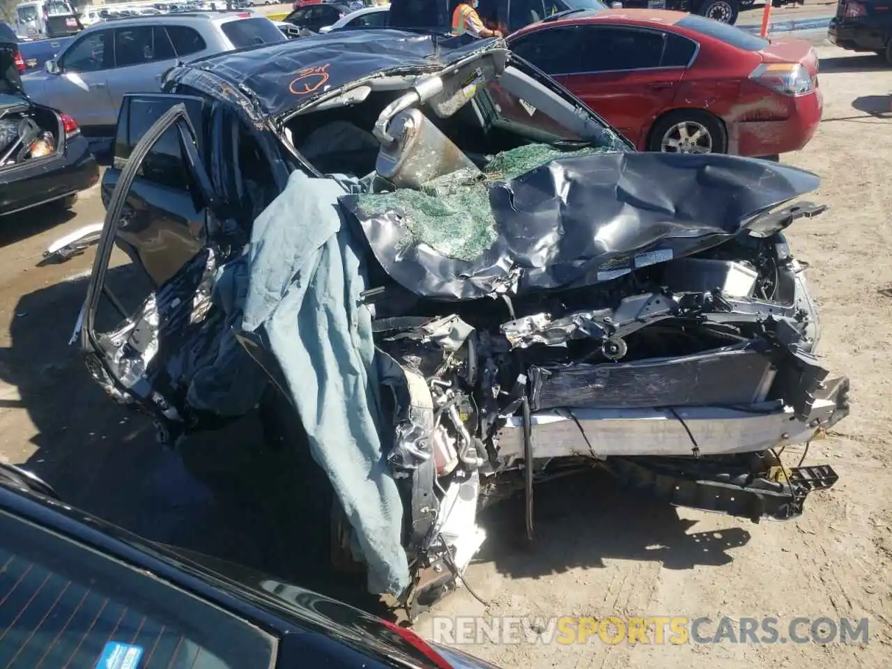 9 Photograph of a damaged car 2T3F1RFV6KC010191 TOYOTA RAV4 2019