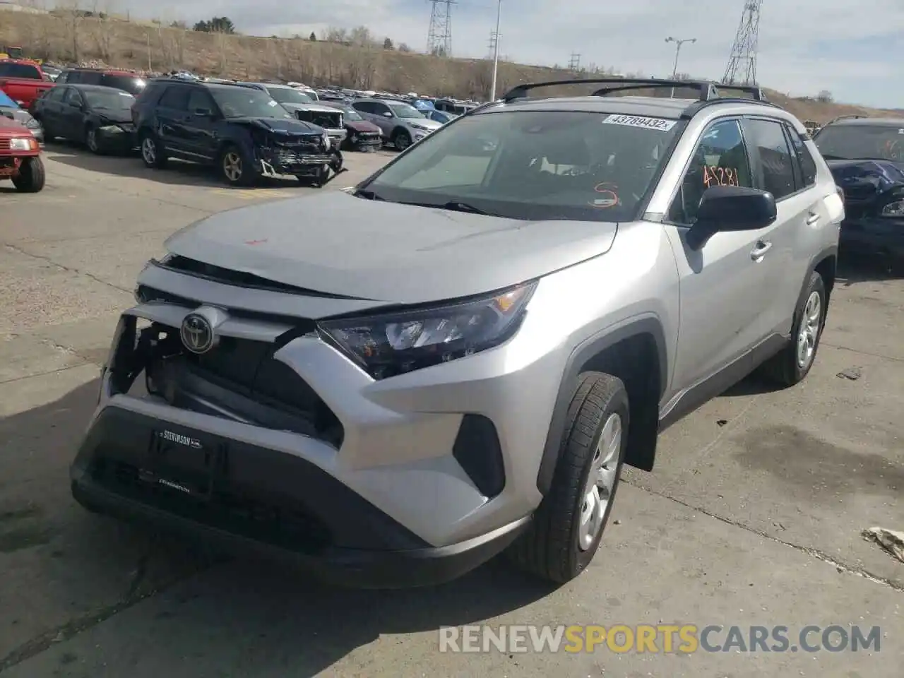 2 Фотография поврежденного автомобиля 2T3F1RFV6KC012457 TOYOTA RAV4 2019