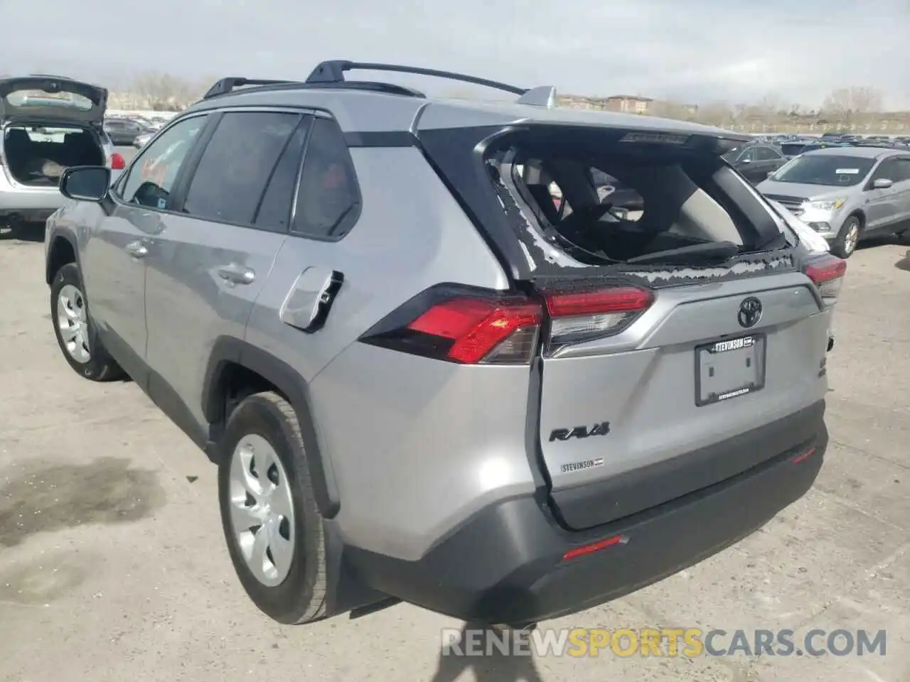 3 Photograph of a damaged car 2T3F1RFV6KC012457 TOYOTA RAV4 2019